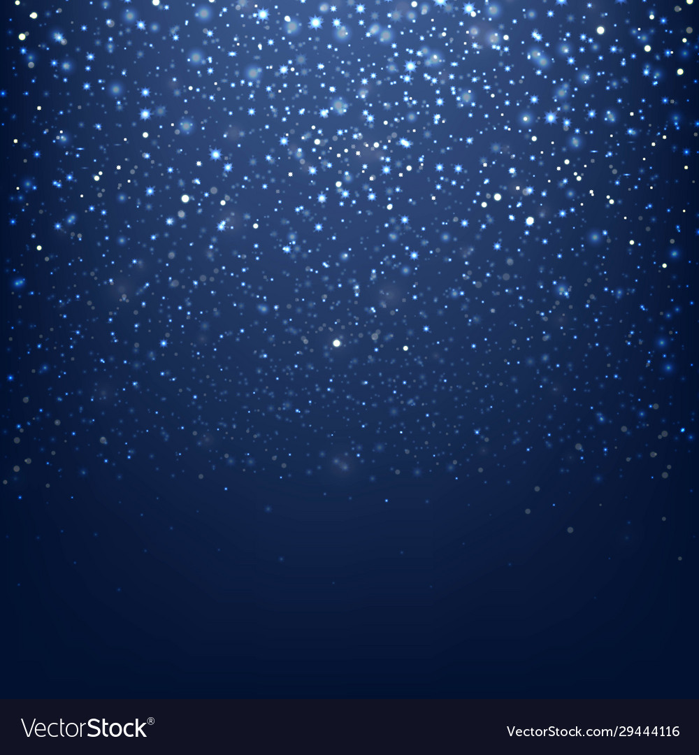 Blue Glitter Background