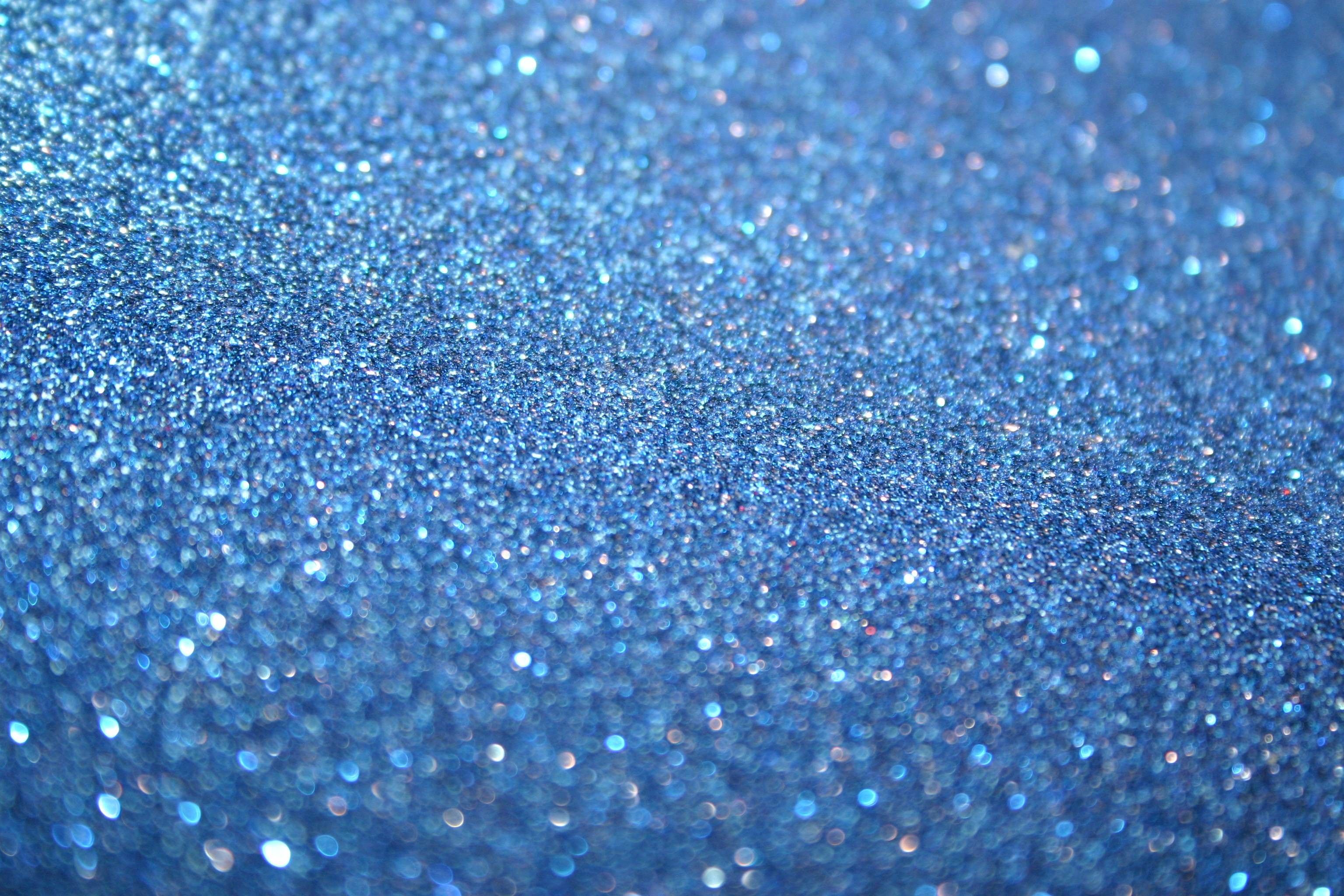 Blue Glitter Background