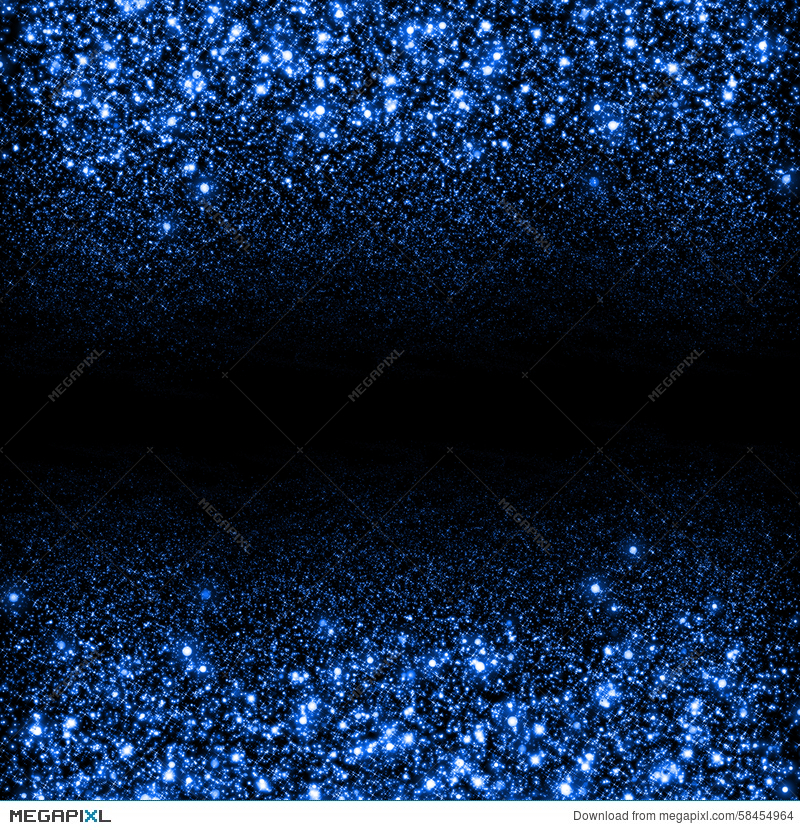 Blue Glitter Background