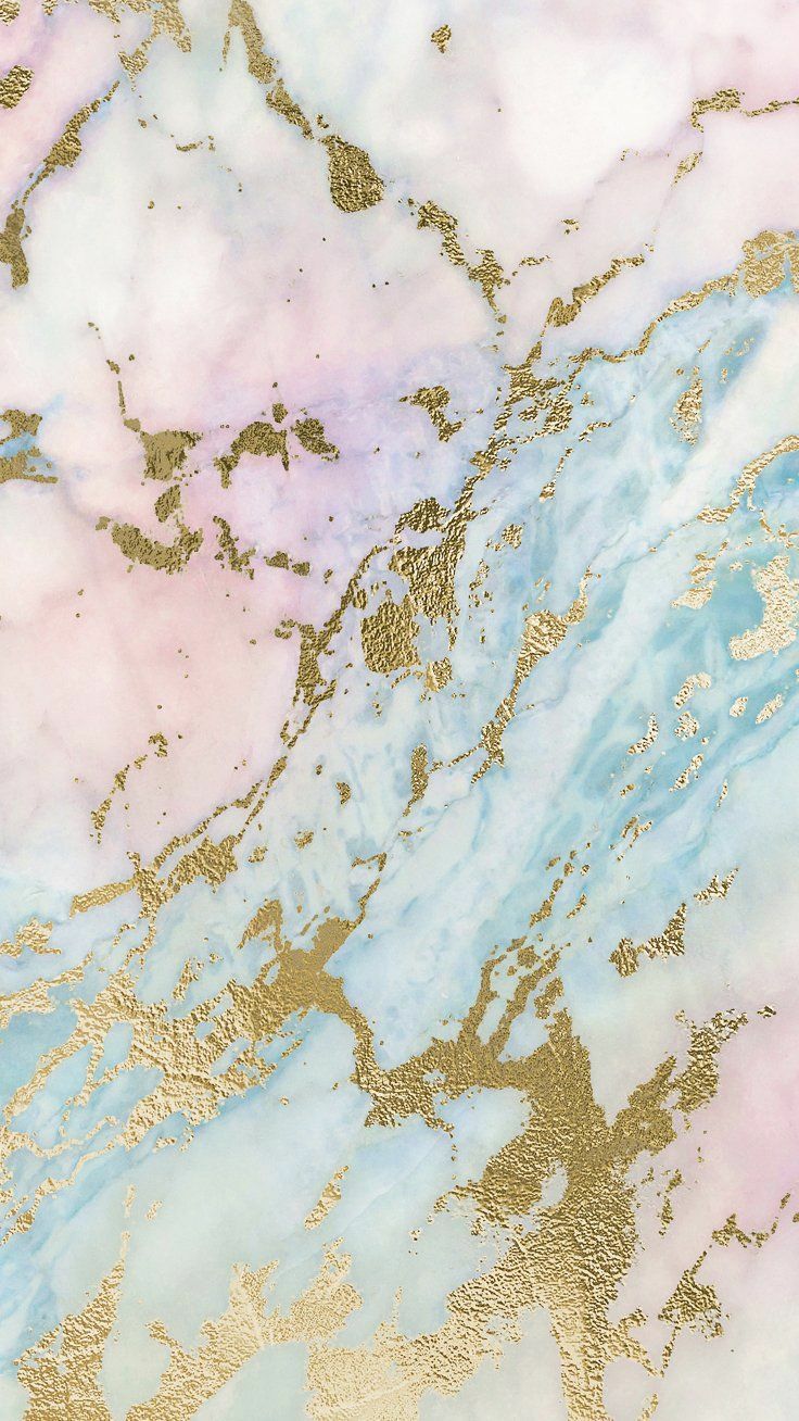 Blue Gold Marble Wallpapers