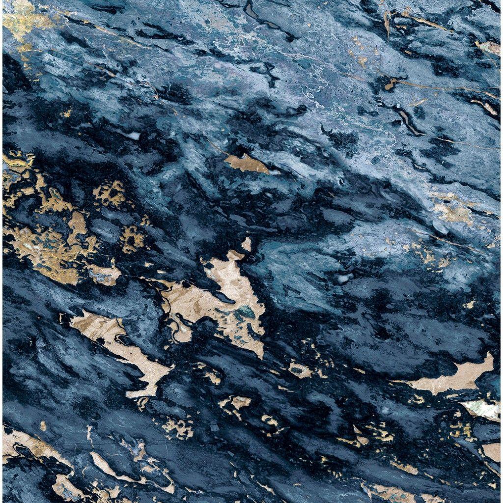 Blue Gold Marble Wallpapers