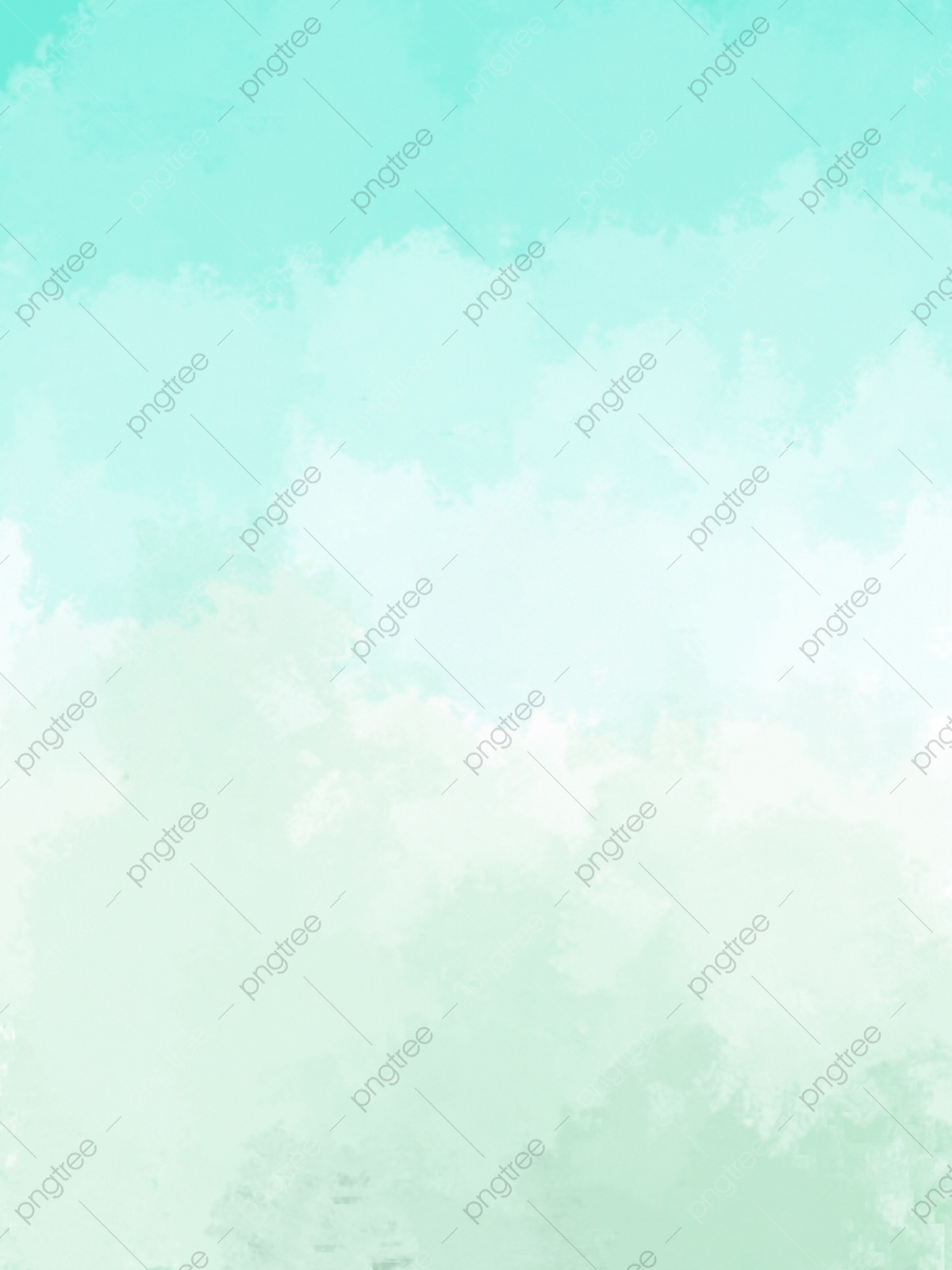 Blue Green Watercolor Background