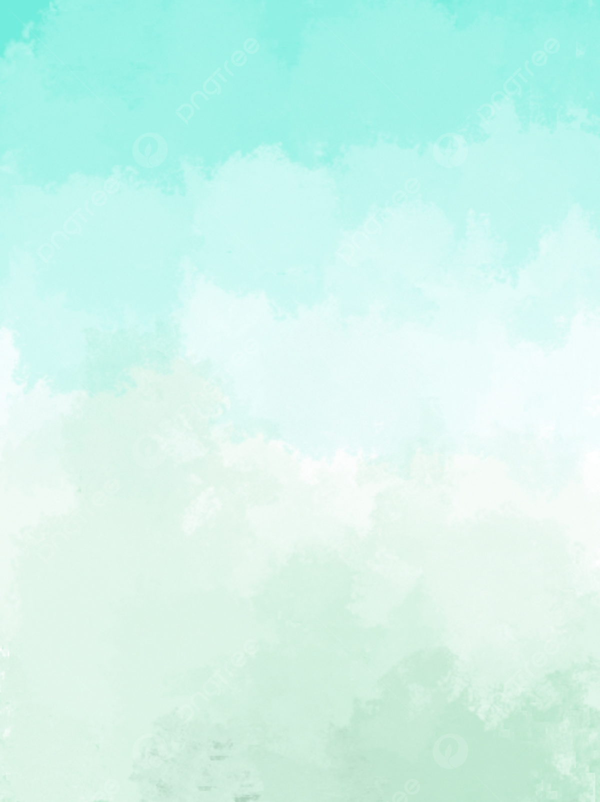 Blue Green Watercolor Background