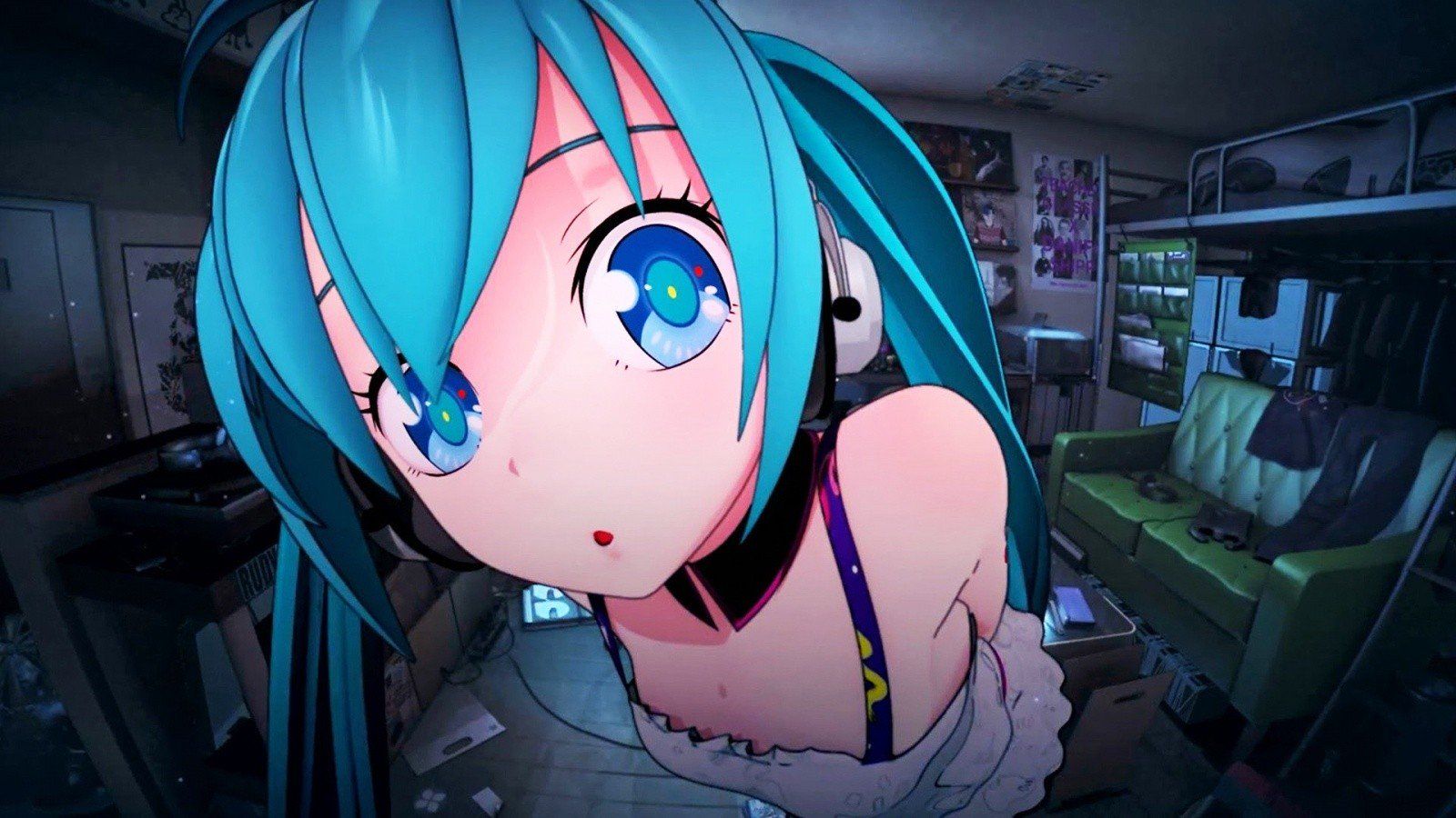 Blue Haired Anime Girl Wallpapers