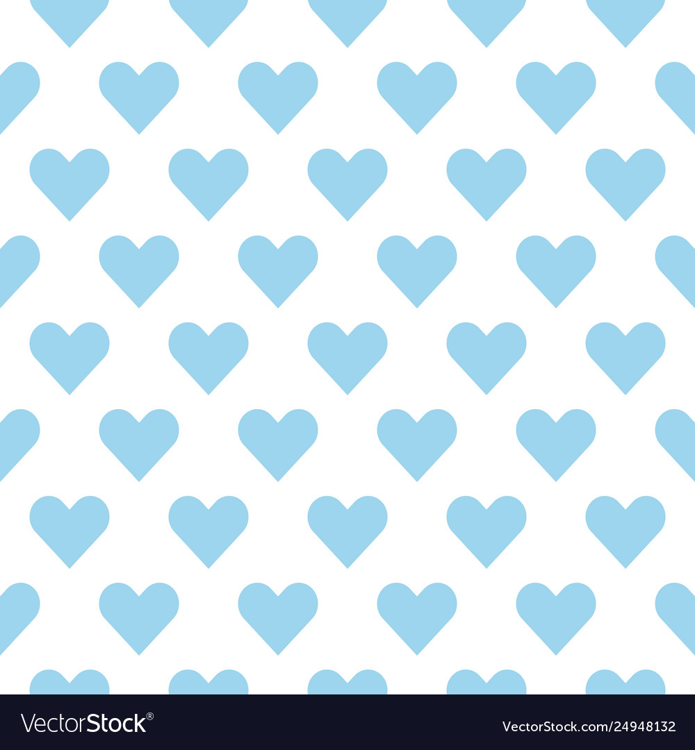 Blue Hearts Background