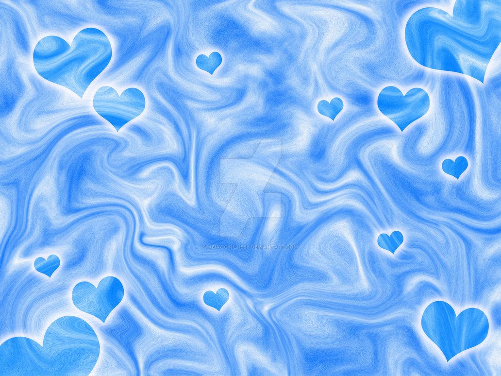 Blue Hearts Background