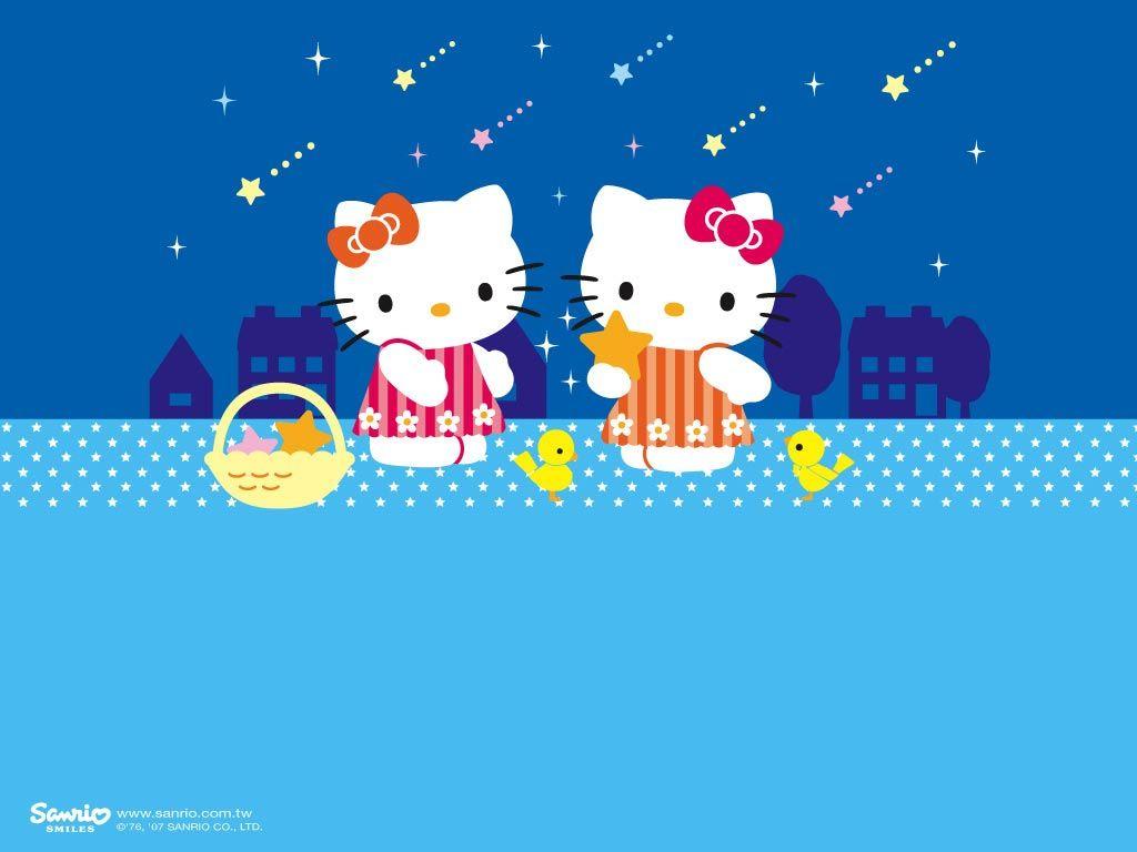 Blue Hello Kitty Wallpapers