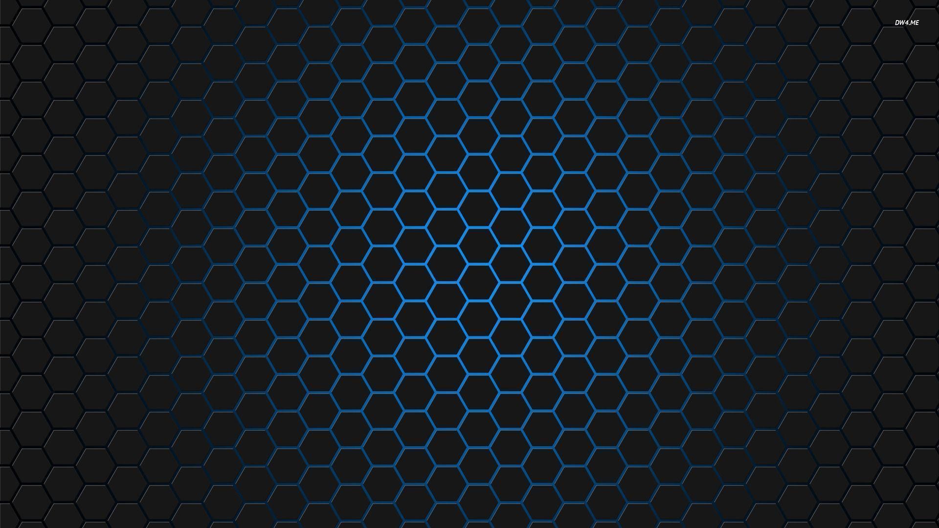 Blue Hexagon Wallpapers