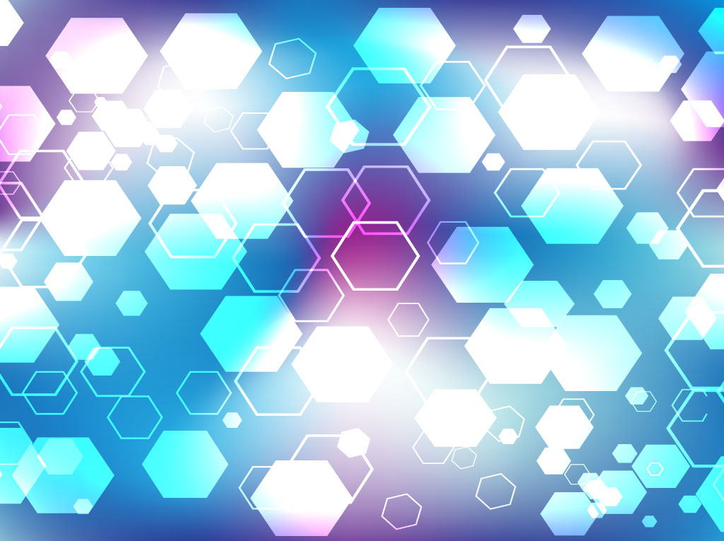 Blue Hexagon Wallpapers