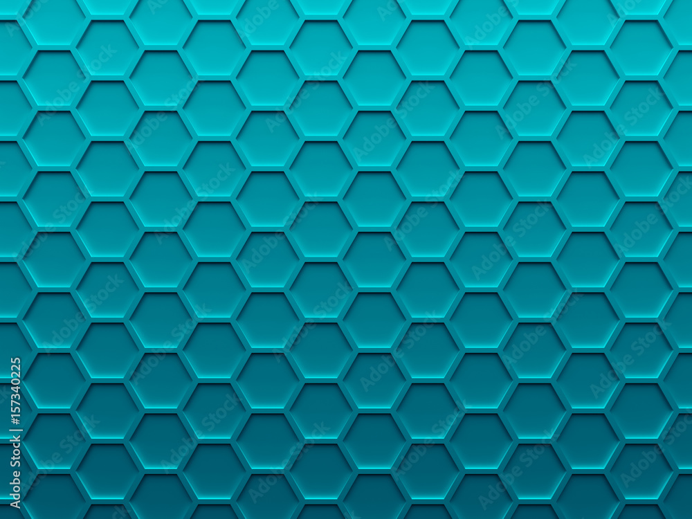 Blue Hexagon Wallpapers