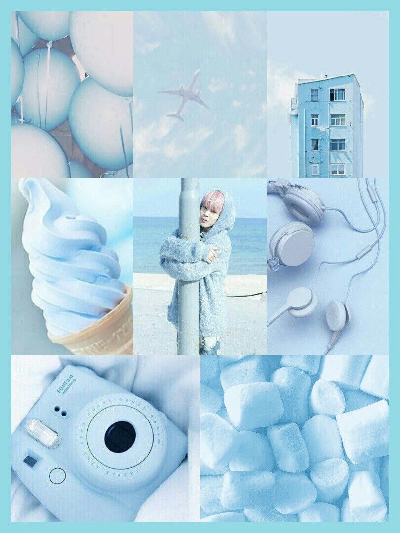 Blue Ice Cream Aesthetic Wallpapers