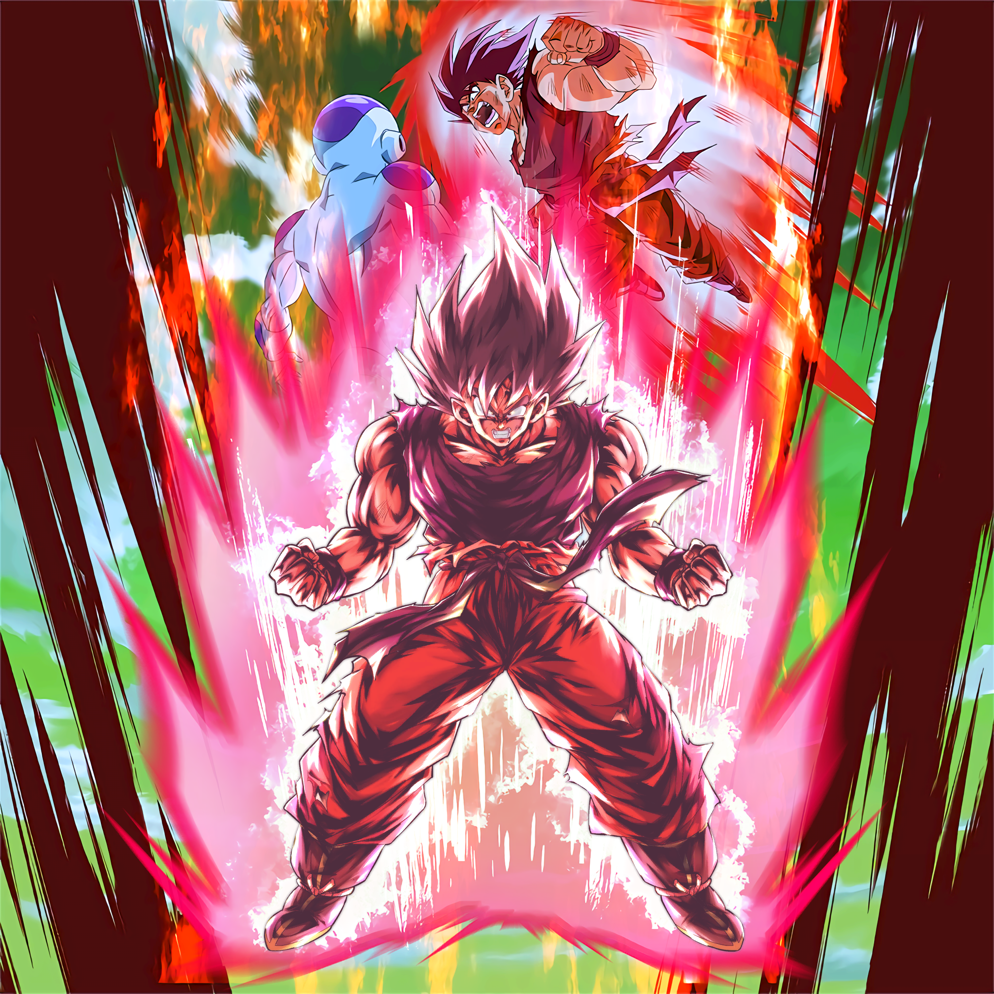 Blue Kaioken Goku Wallpapers