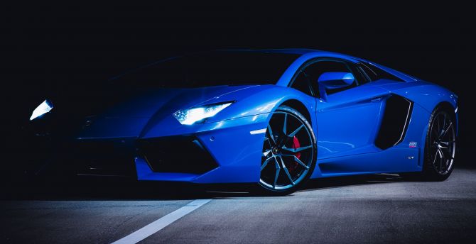 Blue Lamborghini Wallpapers