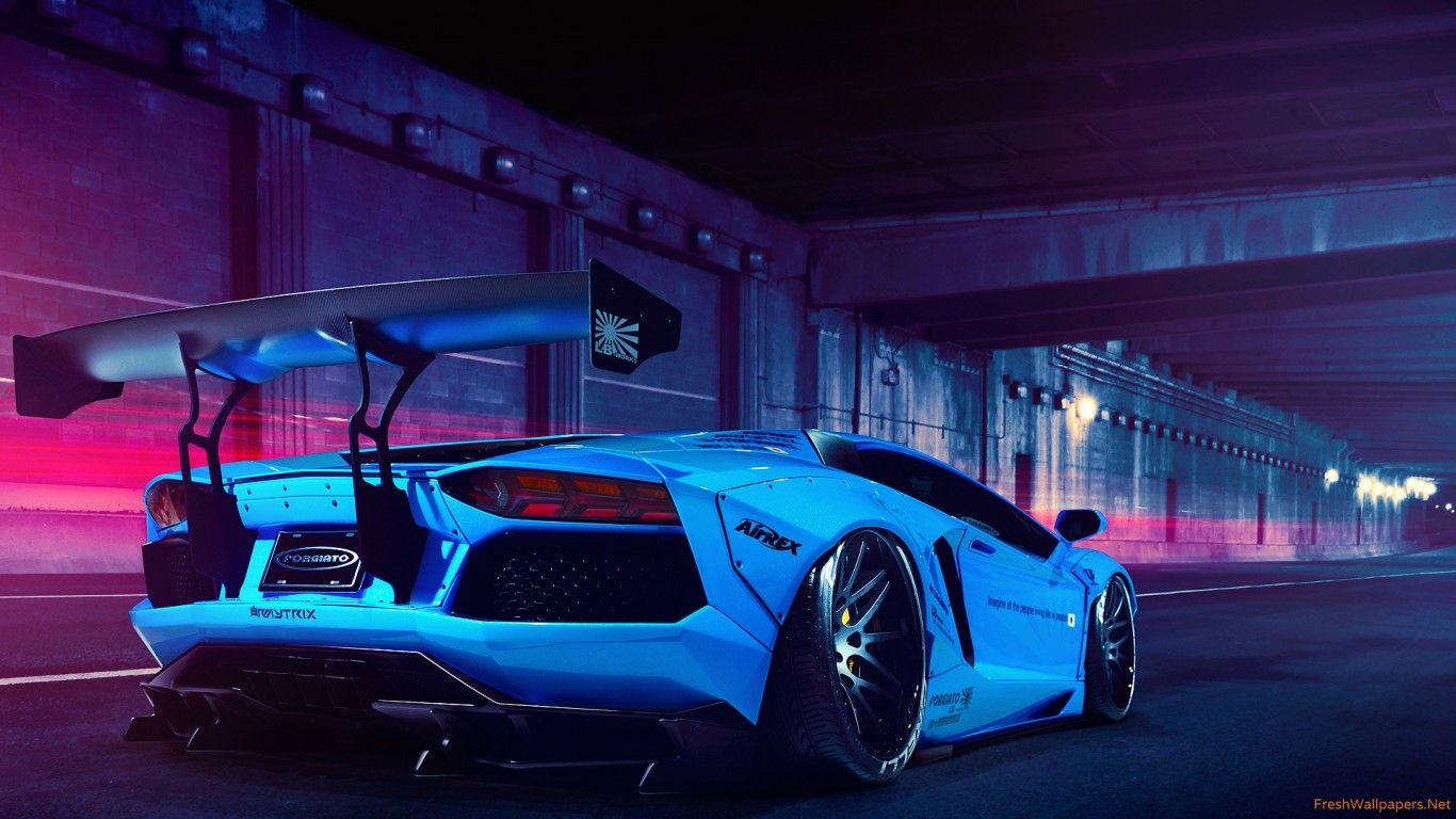 Blue Lamborghini Wallpapers