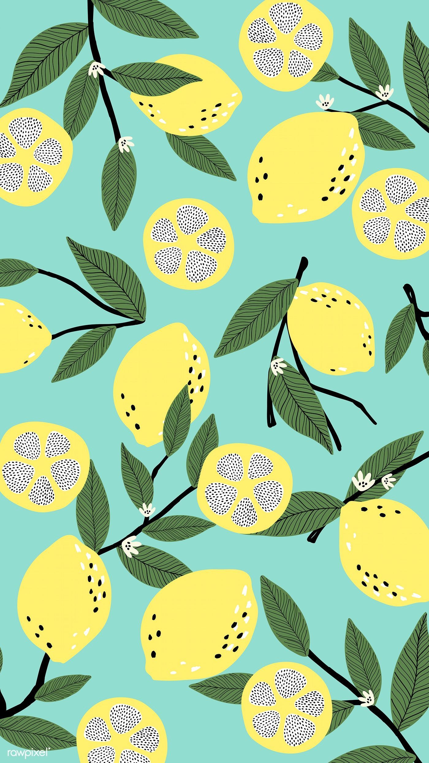 Blue Lemons Wallpapers