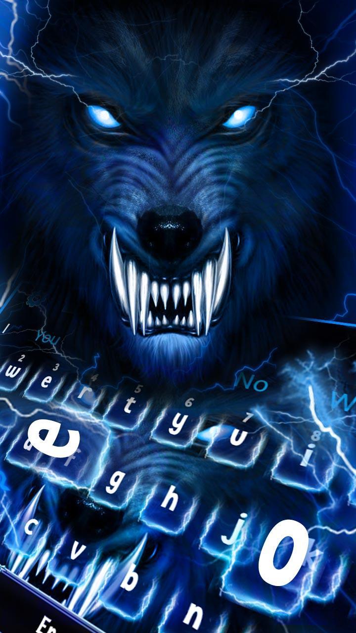 Blue Lightning Wolf Wallpapers