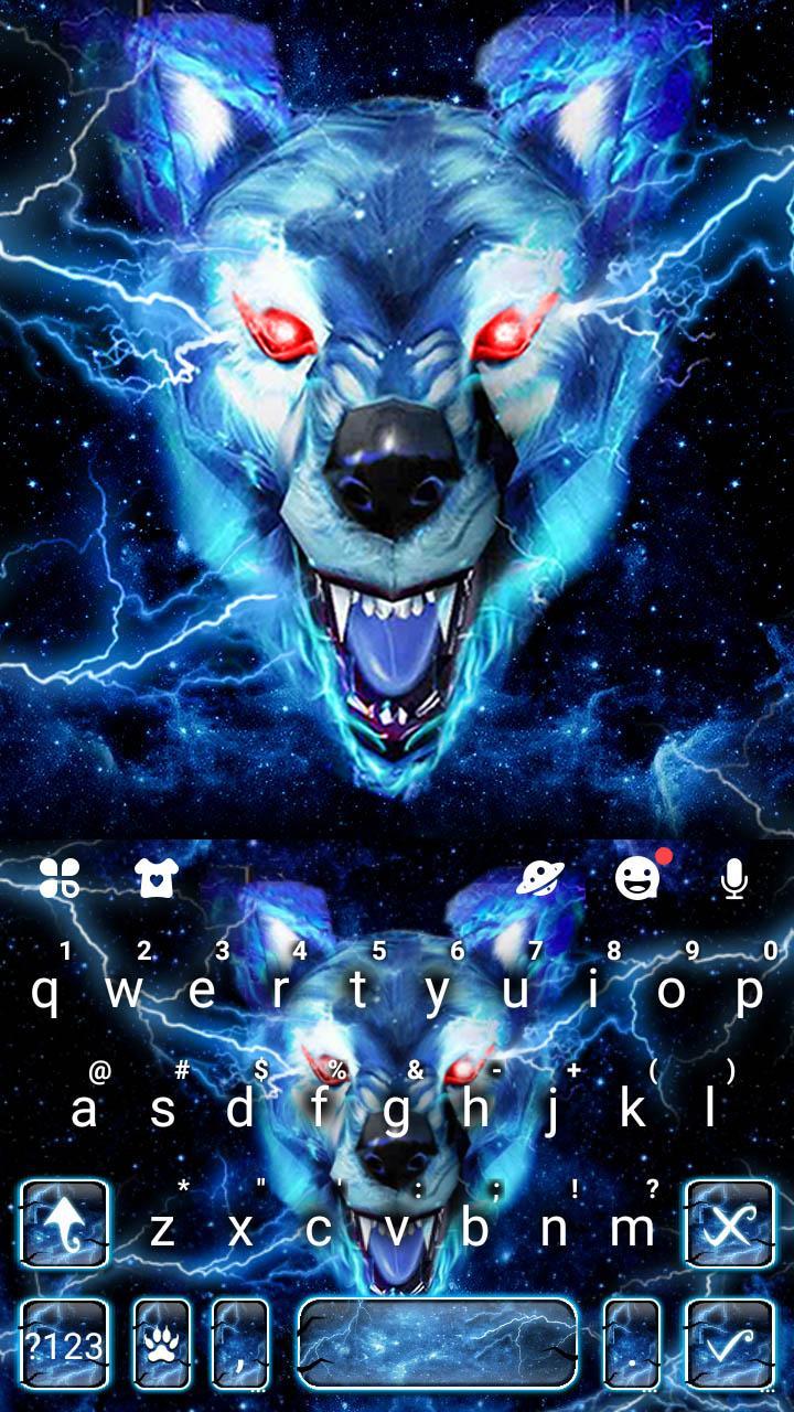 Blue Lightning Wolf Wallpapers