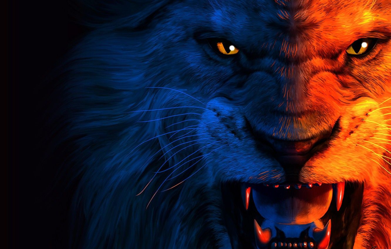 Blue Lion Wallpapers