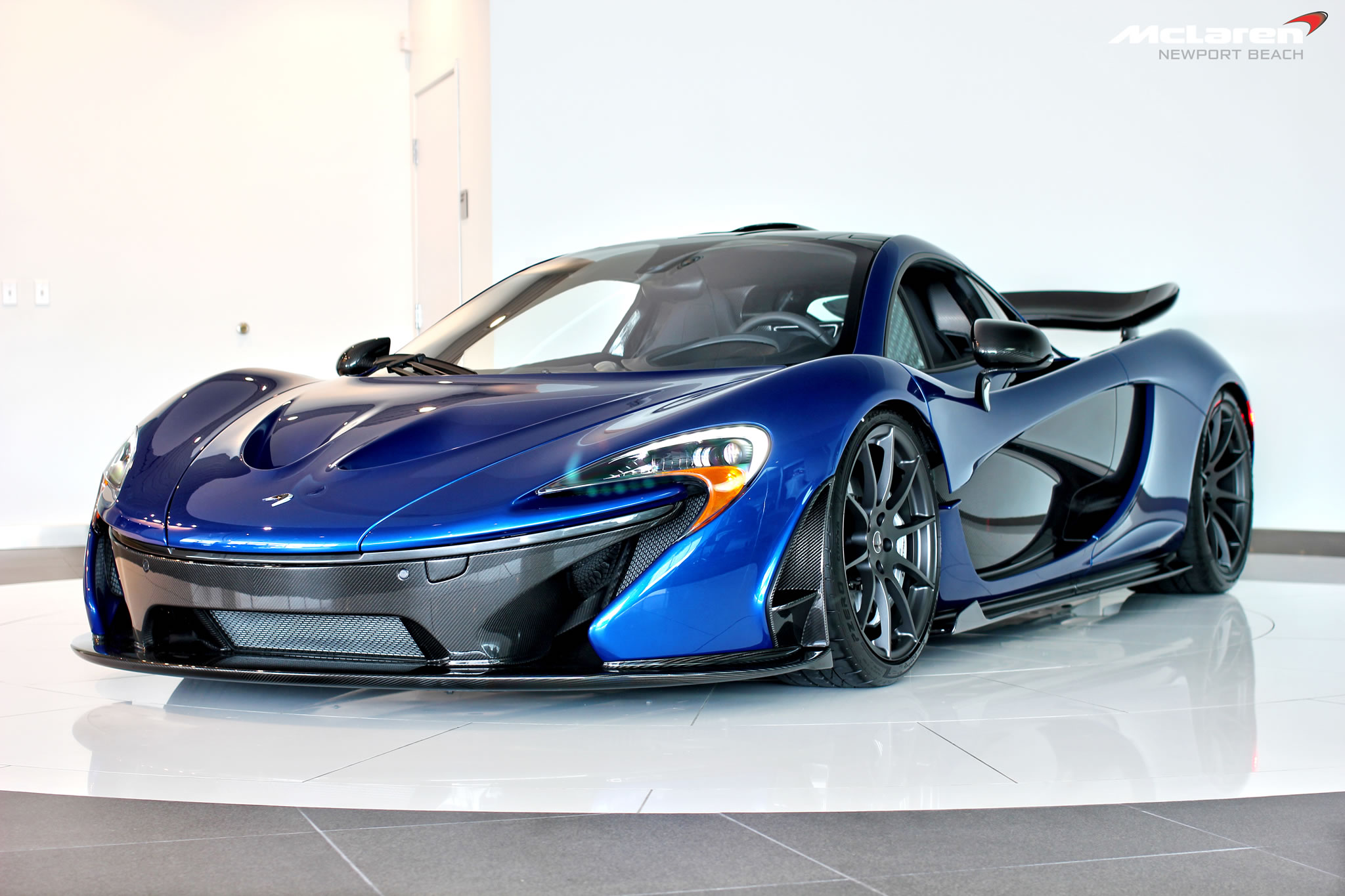 Blue Mclaren Wallpapers