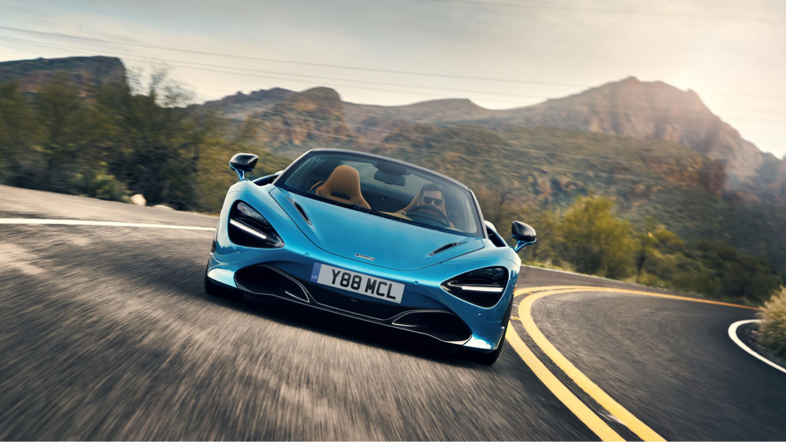 Blue Mclaren Wallpapers