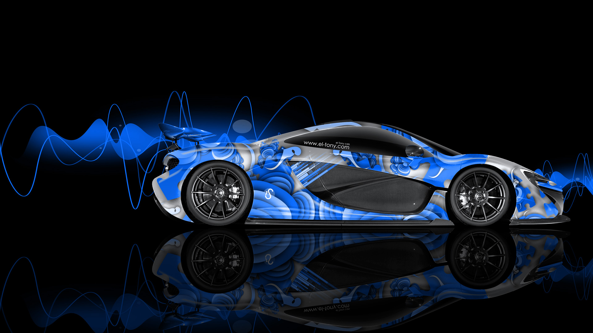 Blue Mclaren Wallpapers