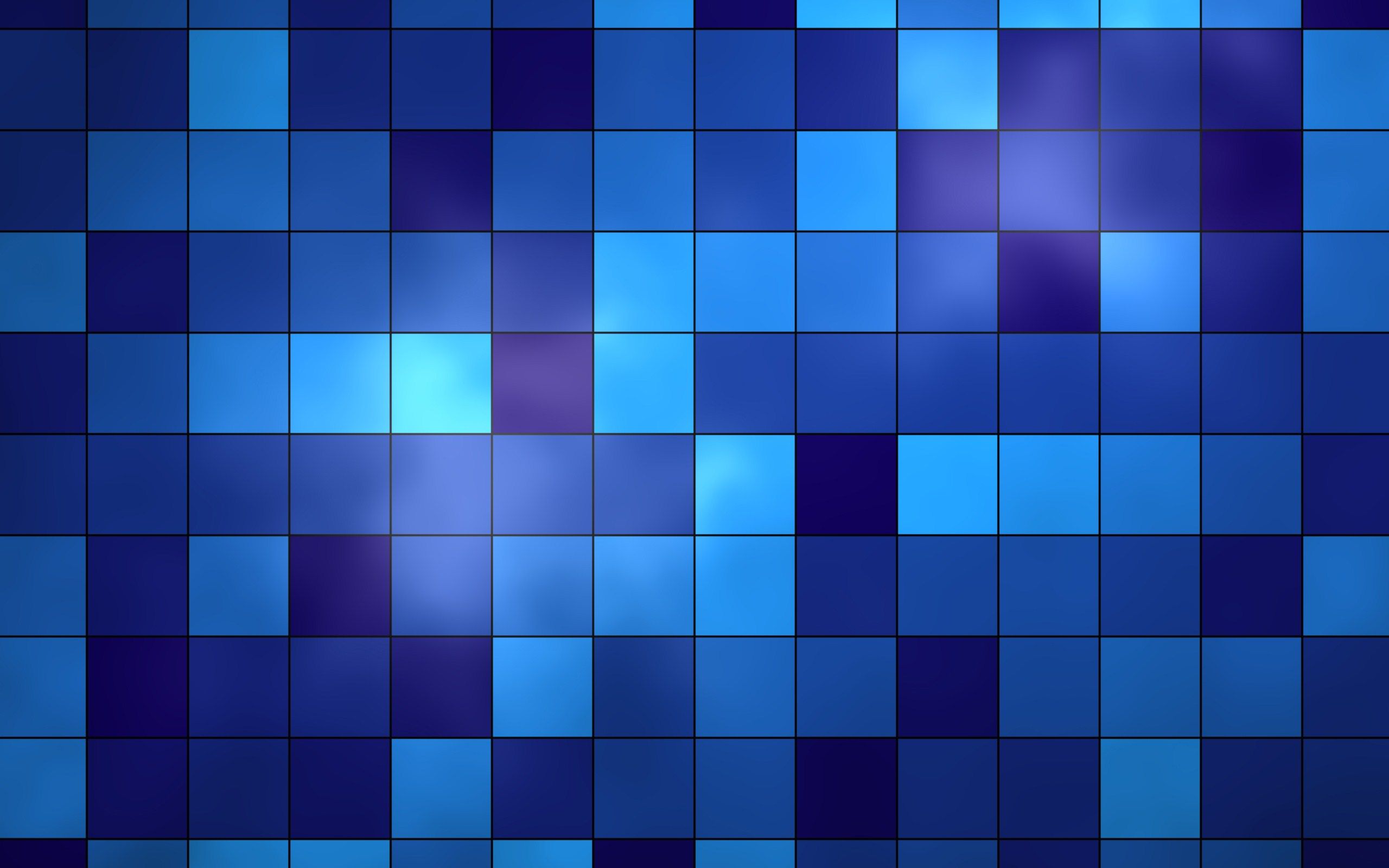 Blue Mosaic Pattern Wallpapers