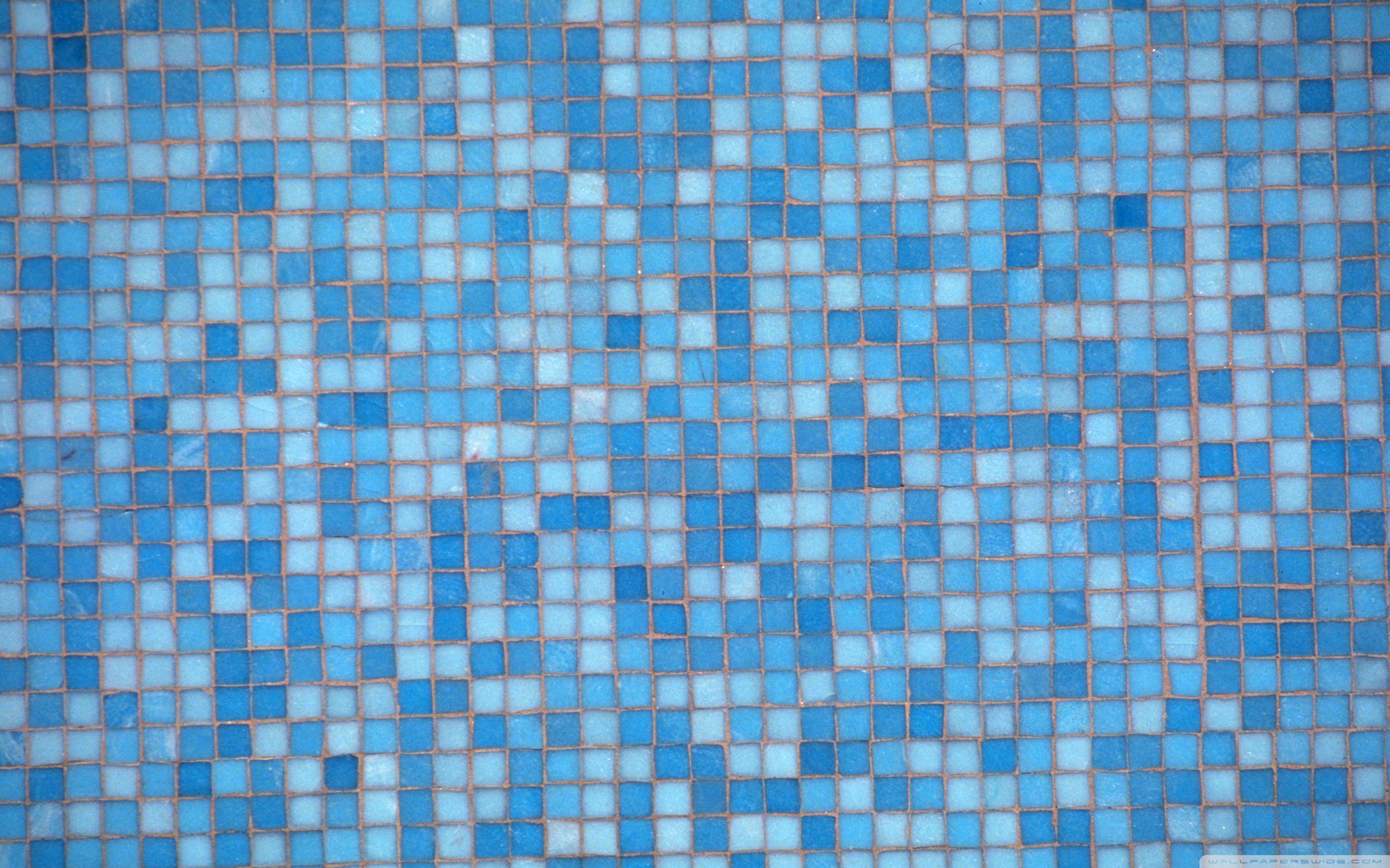 Blue Mosaic Pattern Wallpapers