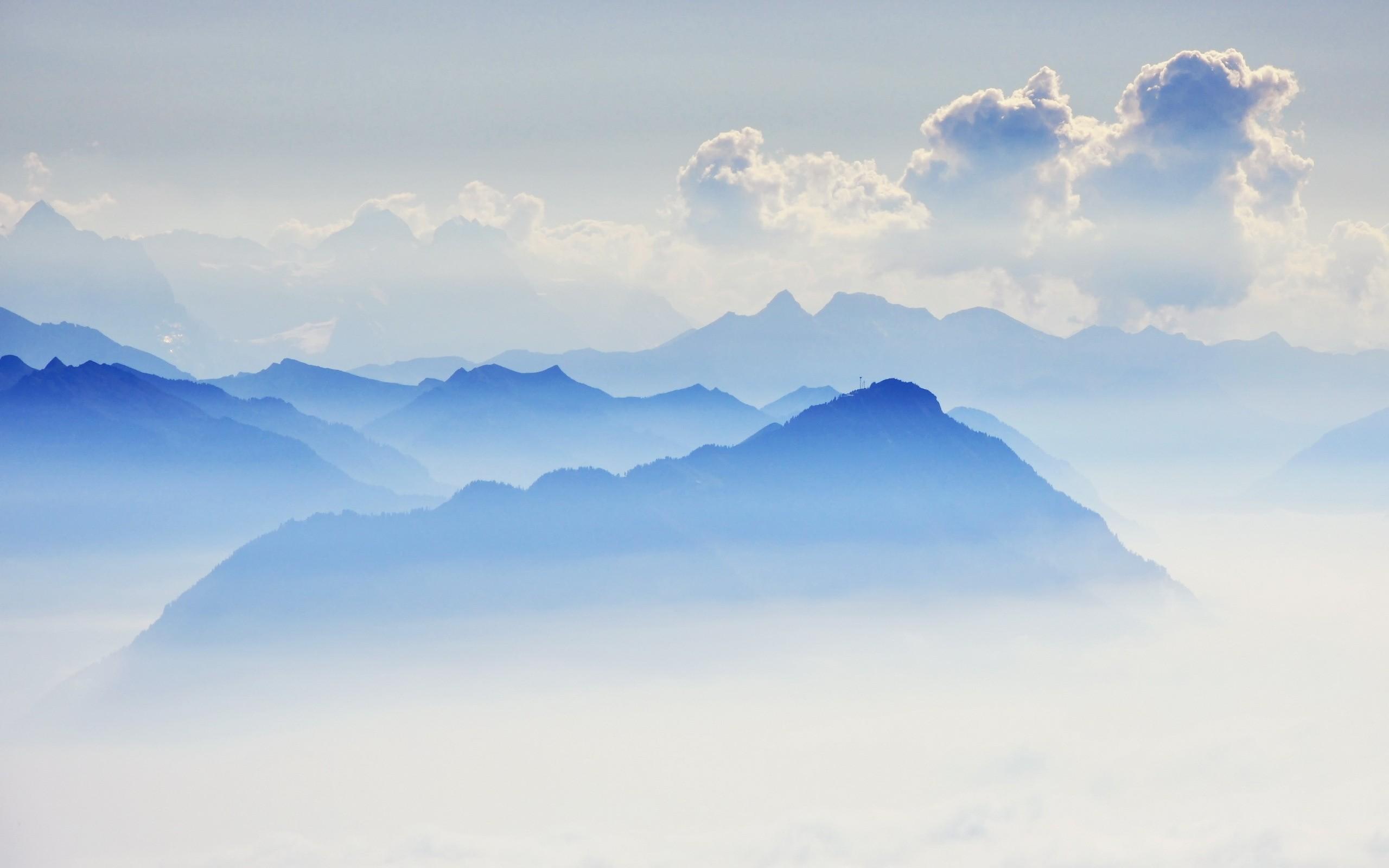 Blue Mountains And Clouds Wallpapers