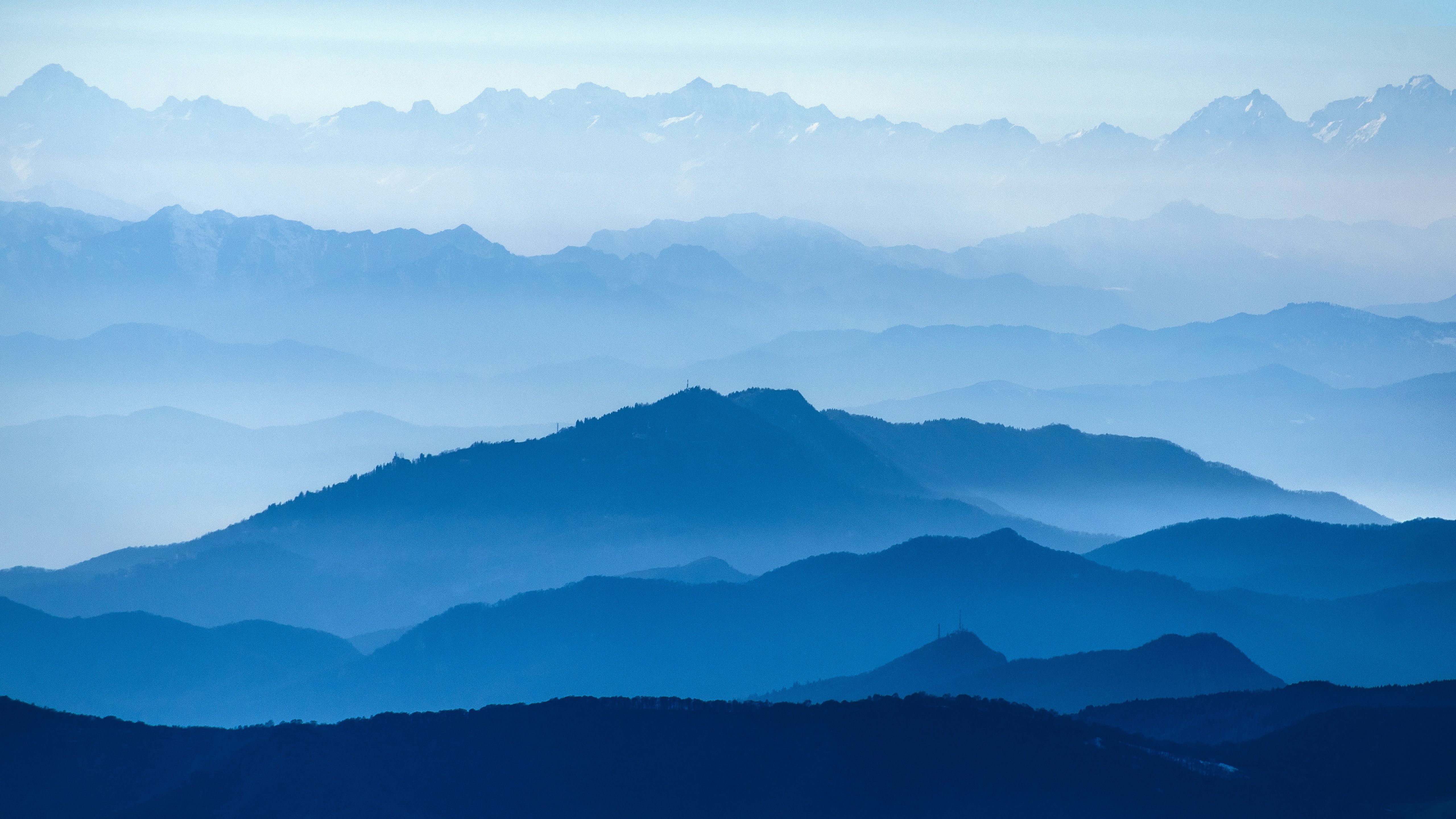 Blue Mountains And Clouds Wallpapers