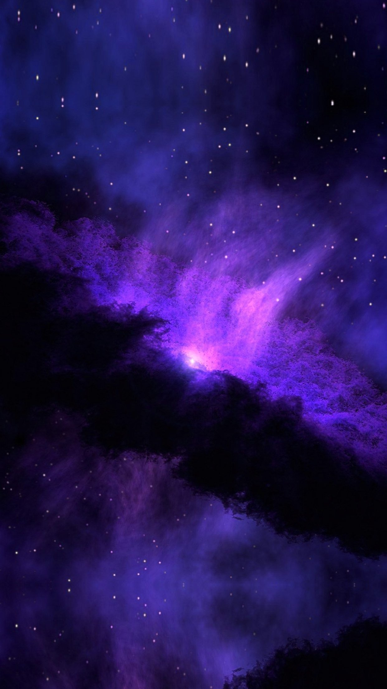 Blue Nebula Scenery Wallpapers