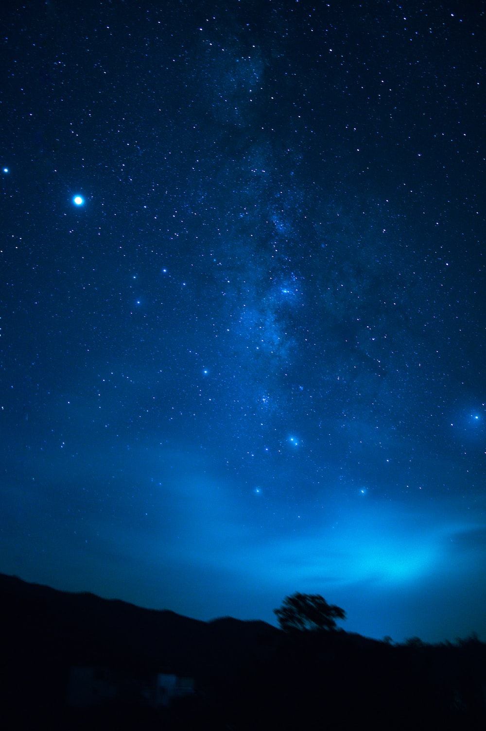 Blue Night Sky Wallpapers