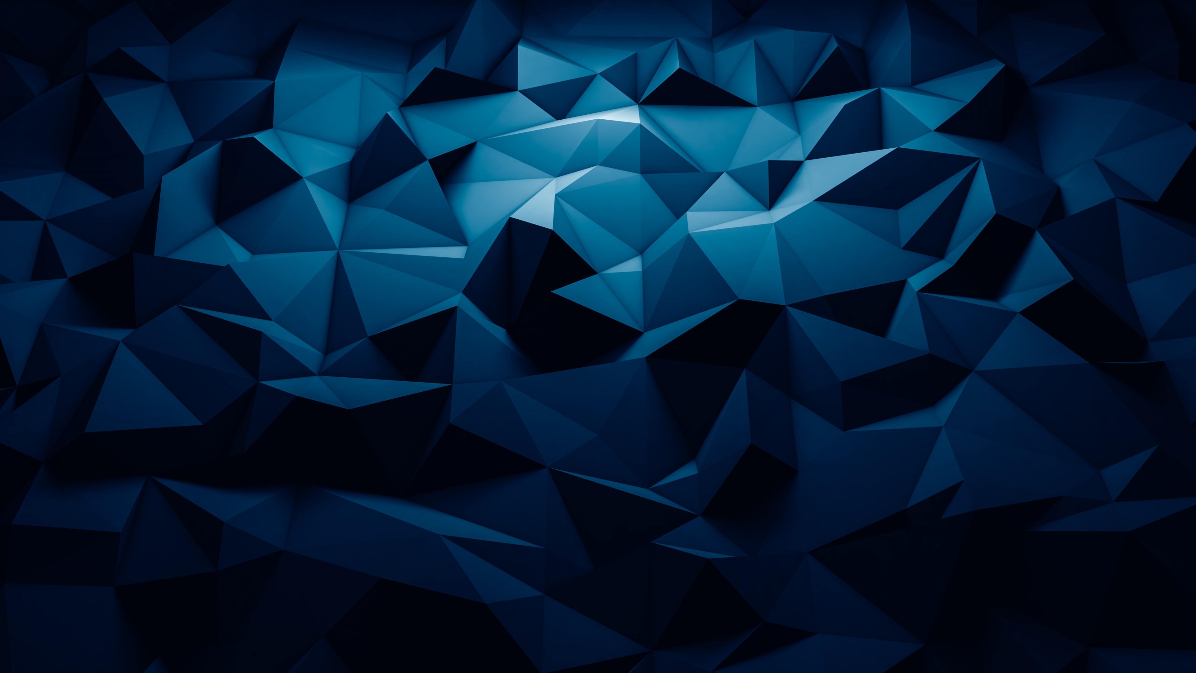 Blue Polygon Wallpapers