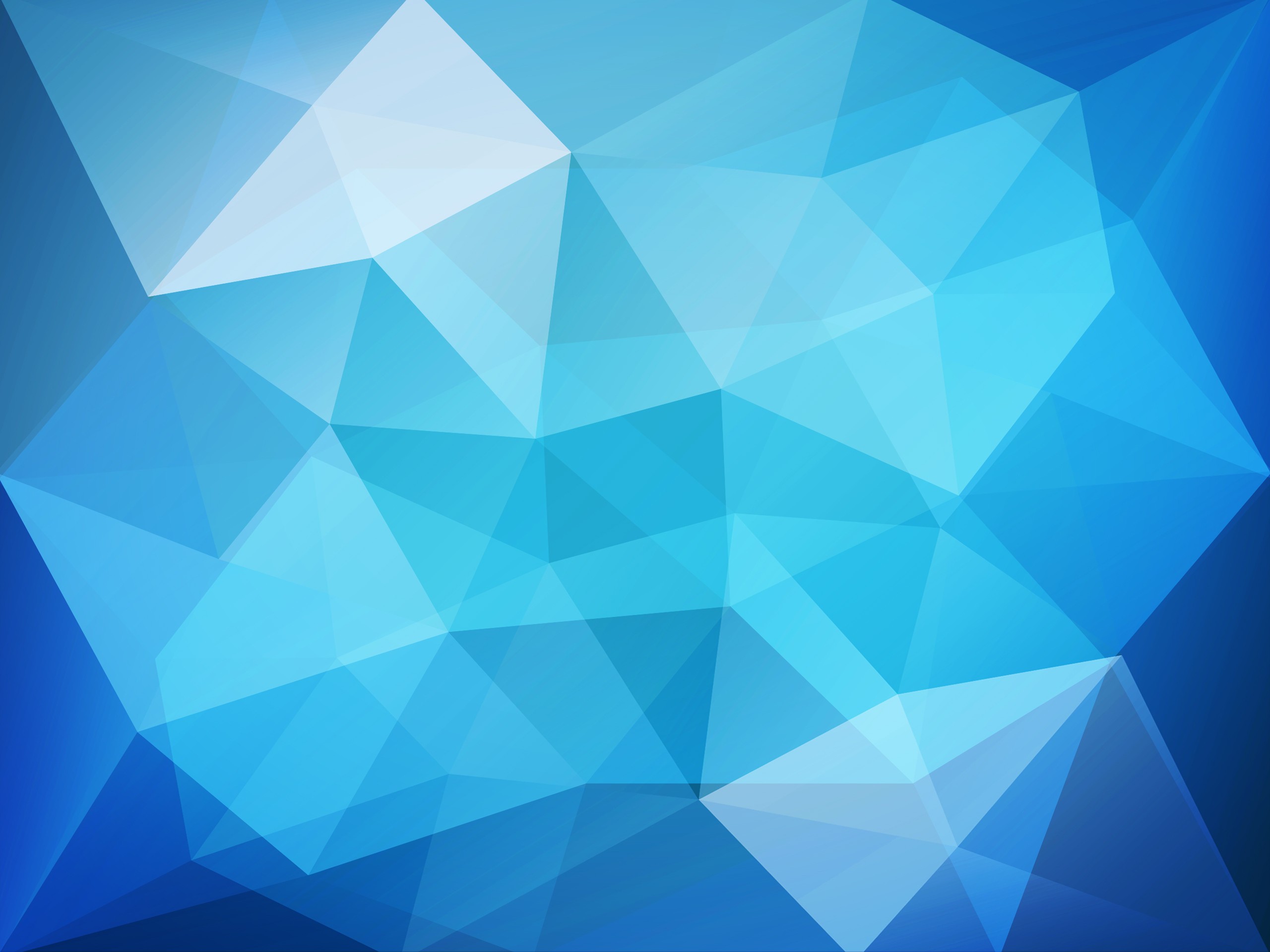 Blue Polygon Wallpapers