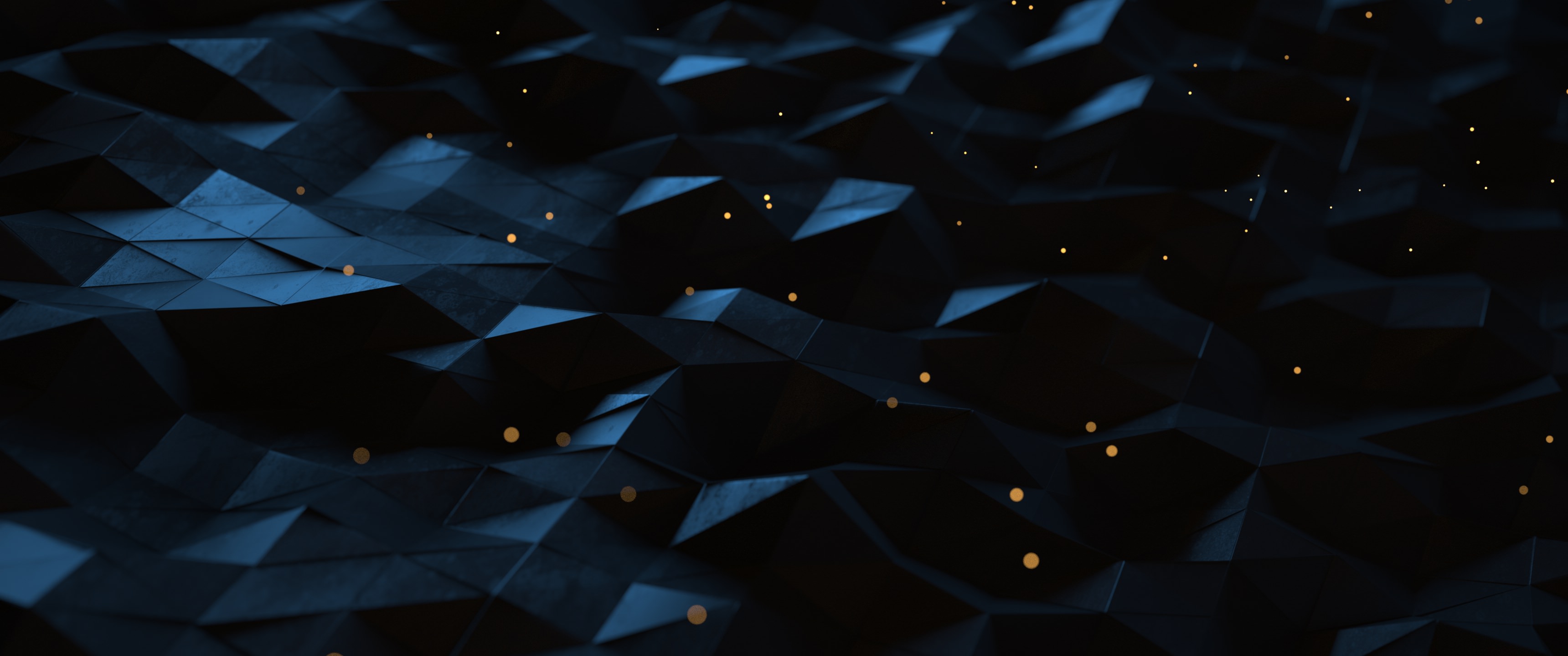 Blue Polygon Wallpapers