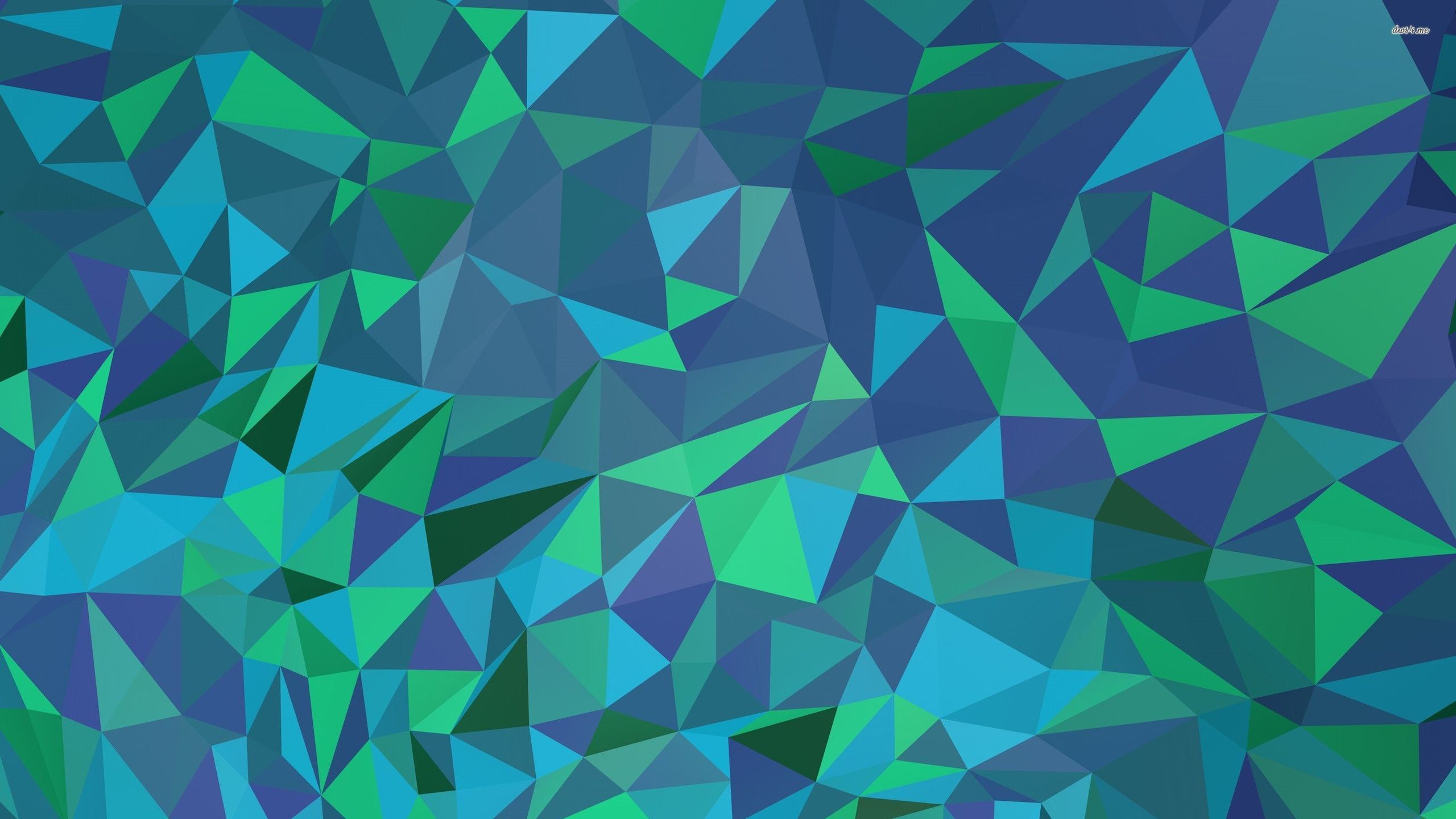 Blue Polygon Wallpapers