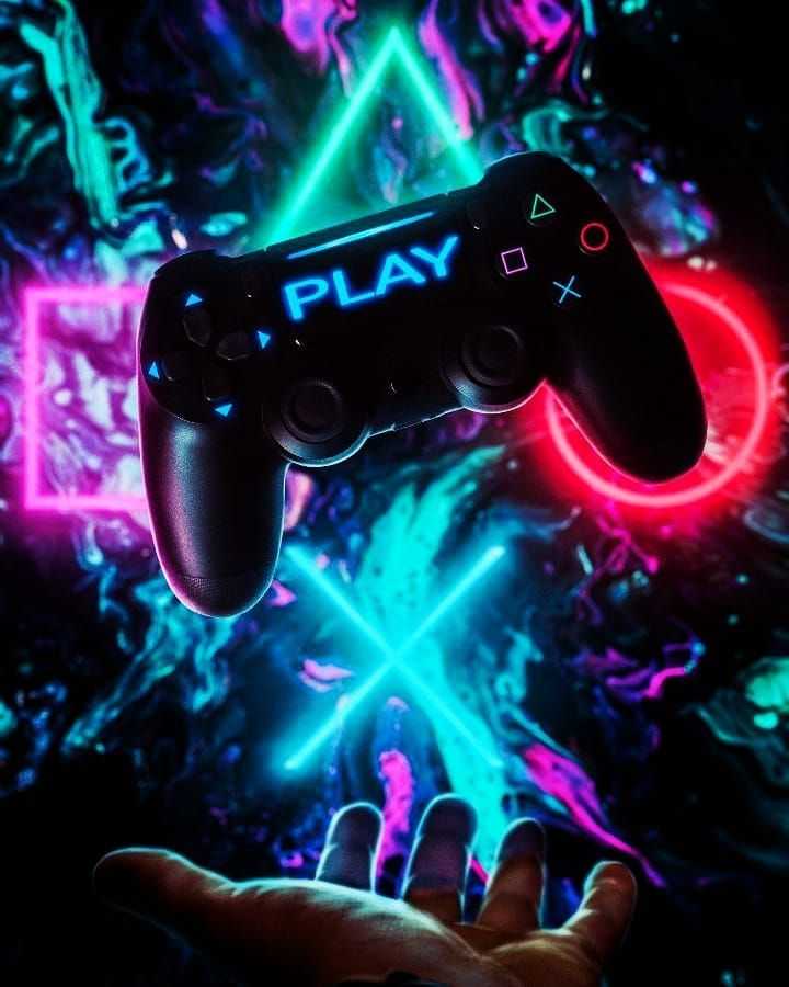 Blue Ps4 Background