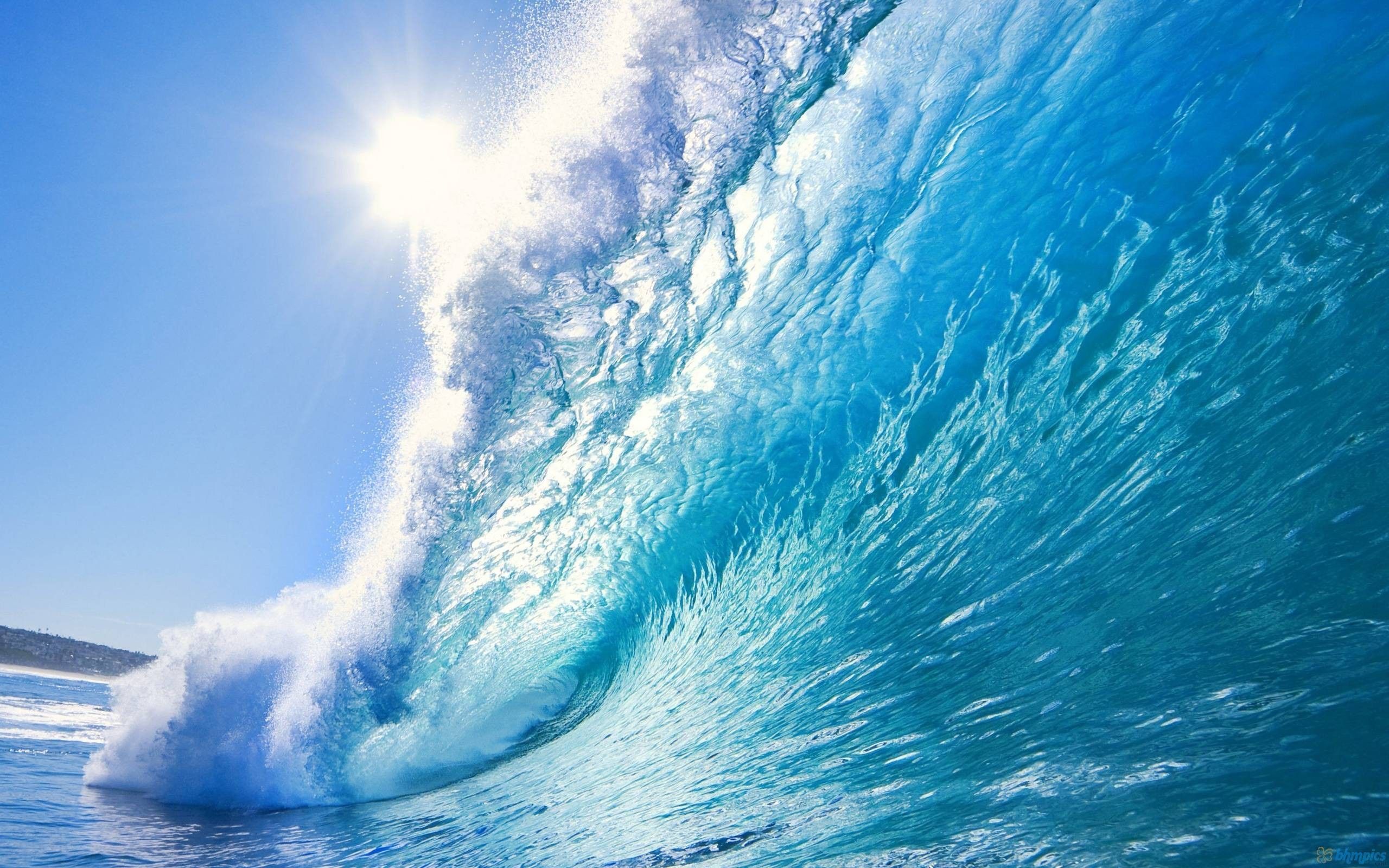 Blue Ray Waves Wallpapers