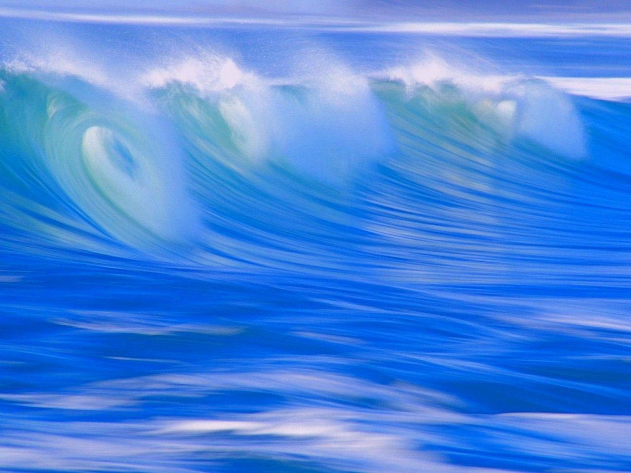 Blue Ray Waves Wallpapers