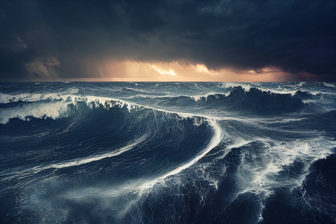 Blue Ray Waves Wallpapers