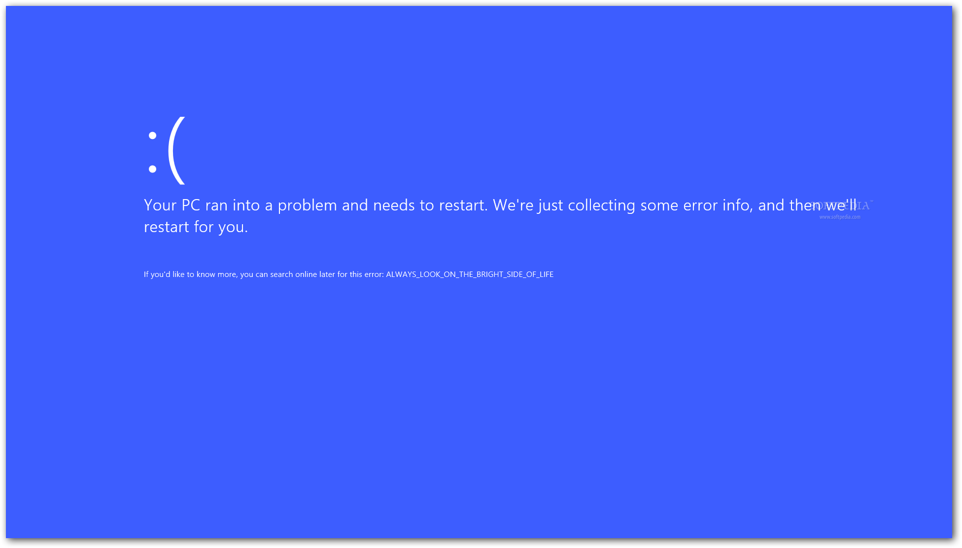 Blue Screen Of Death 1920X1080 Wallpapers