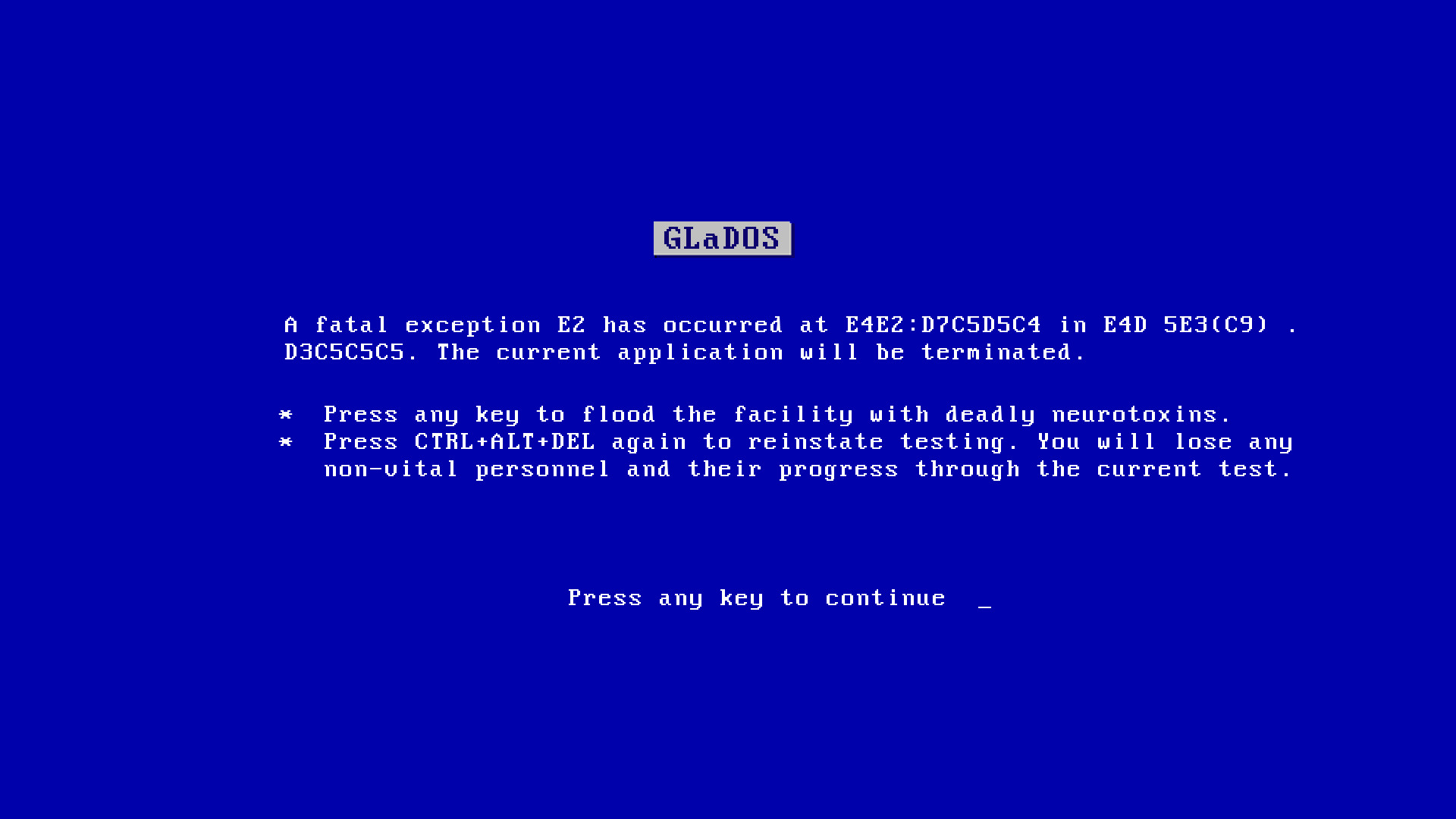 Blue Screen Of Death 1920X1080 Wallpapers