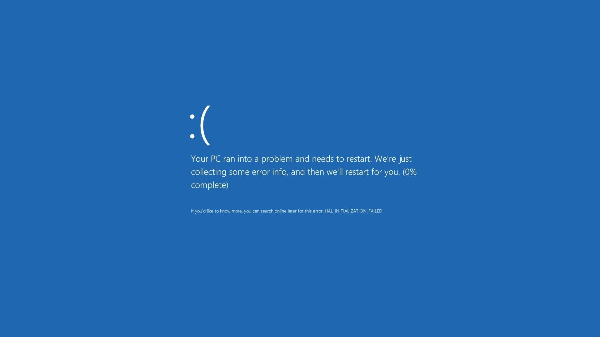 Blue Screen Of Death Windows 7 Wallpapers