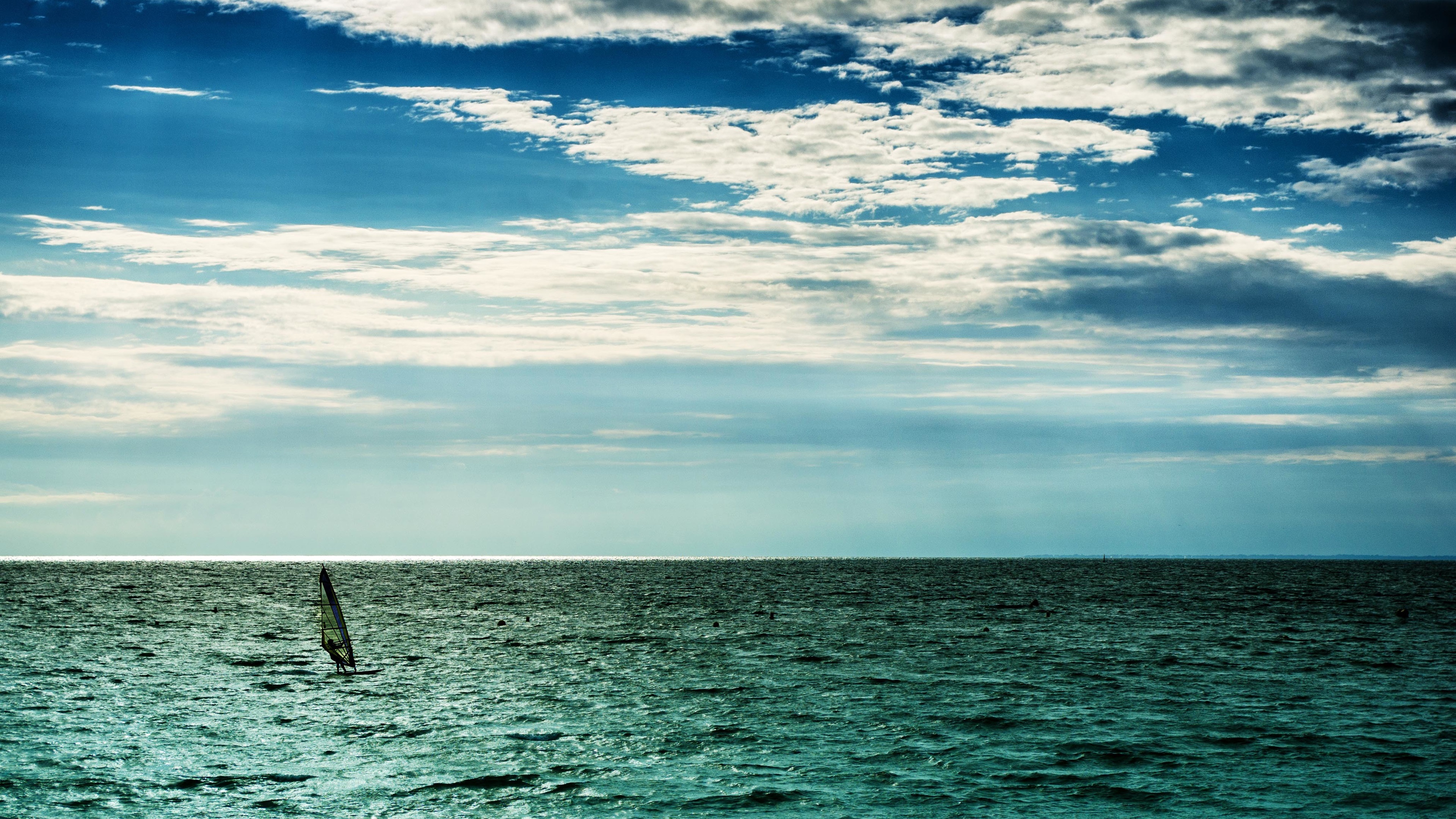 Blue Sea Of Clouds Hd Horizon Wallpapers