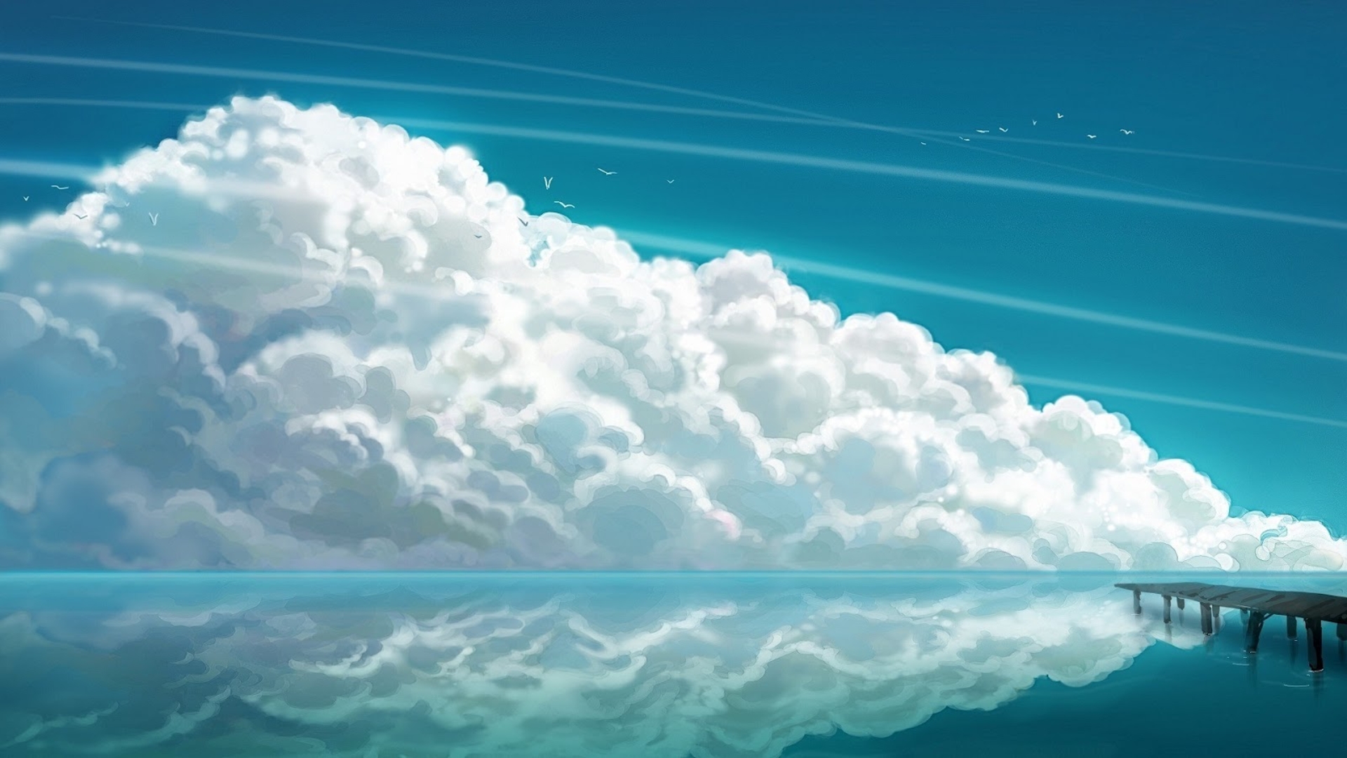 Blue Sea Of Clouds Hd Horizon Wallpapers