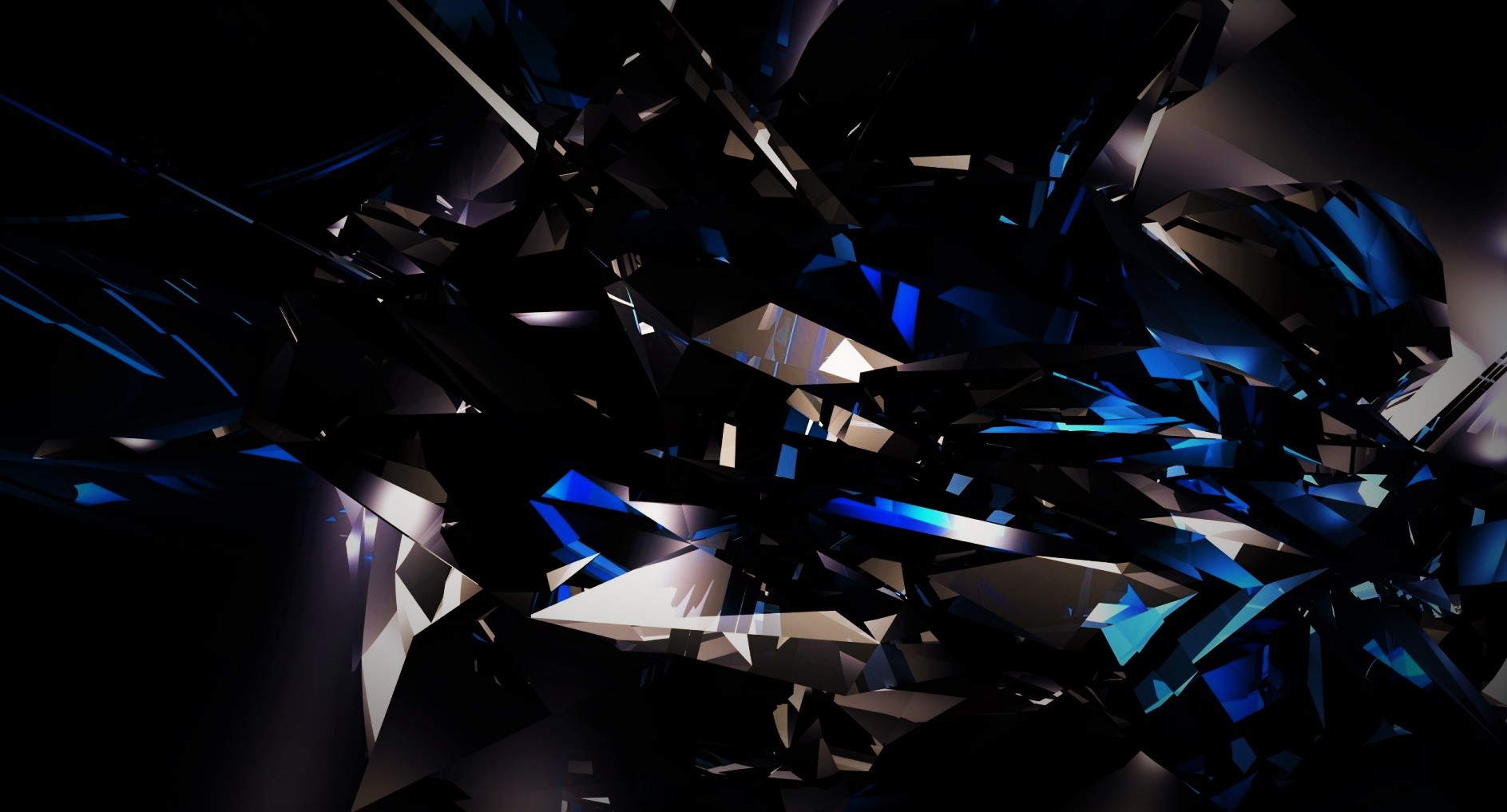 Blue Shards Background