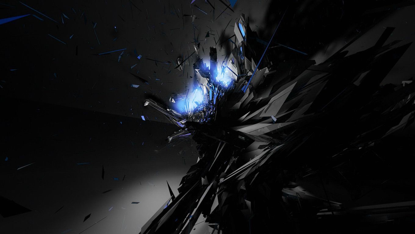 Blue Shards Background