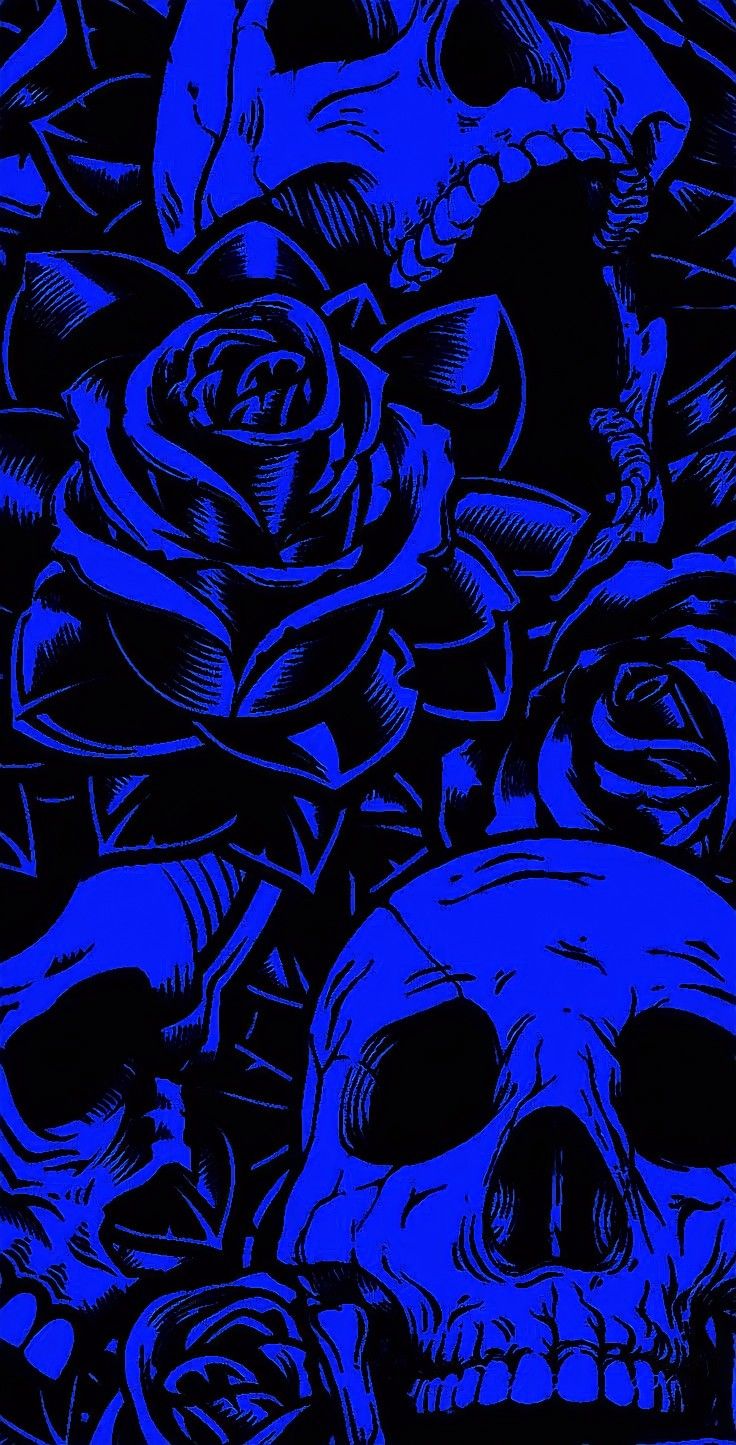 Blue Skeleton Wallpapers