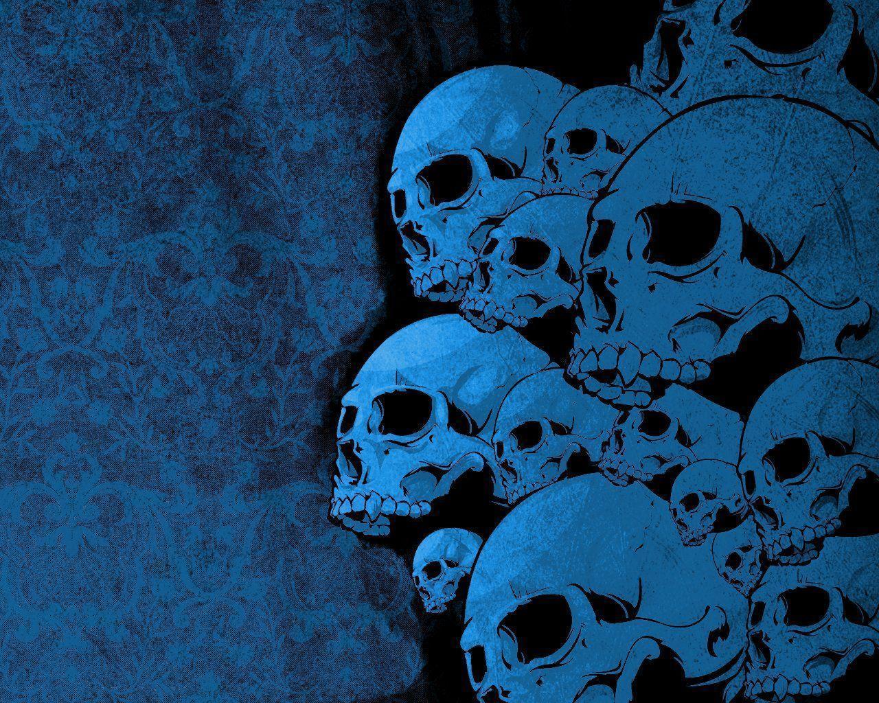 Blue Skeleton Wallpapers
