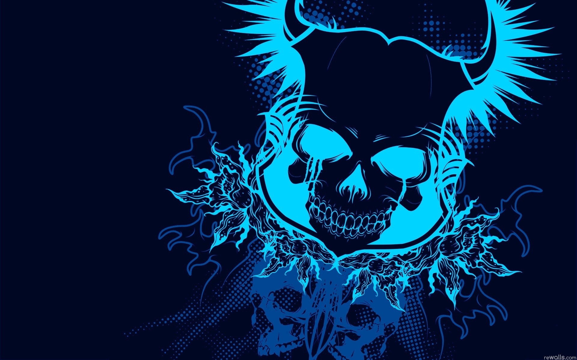 Blue Skeleton Wallpapers