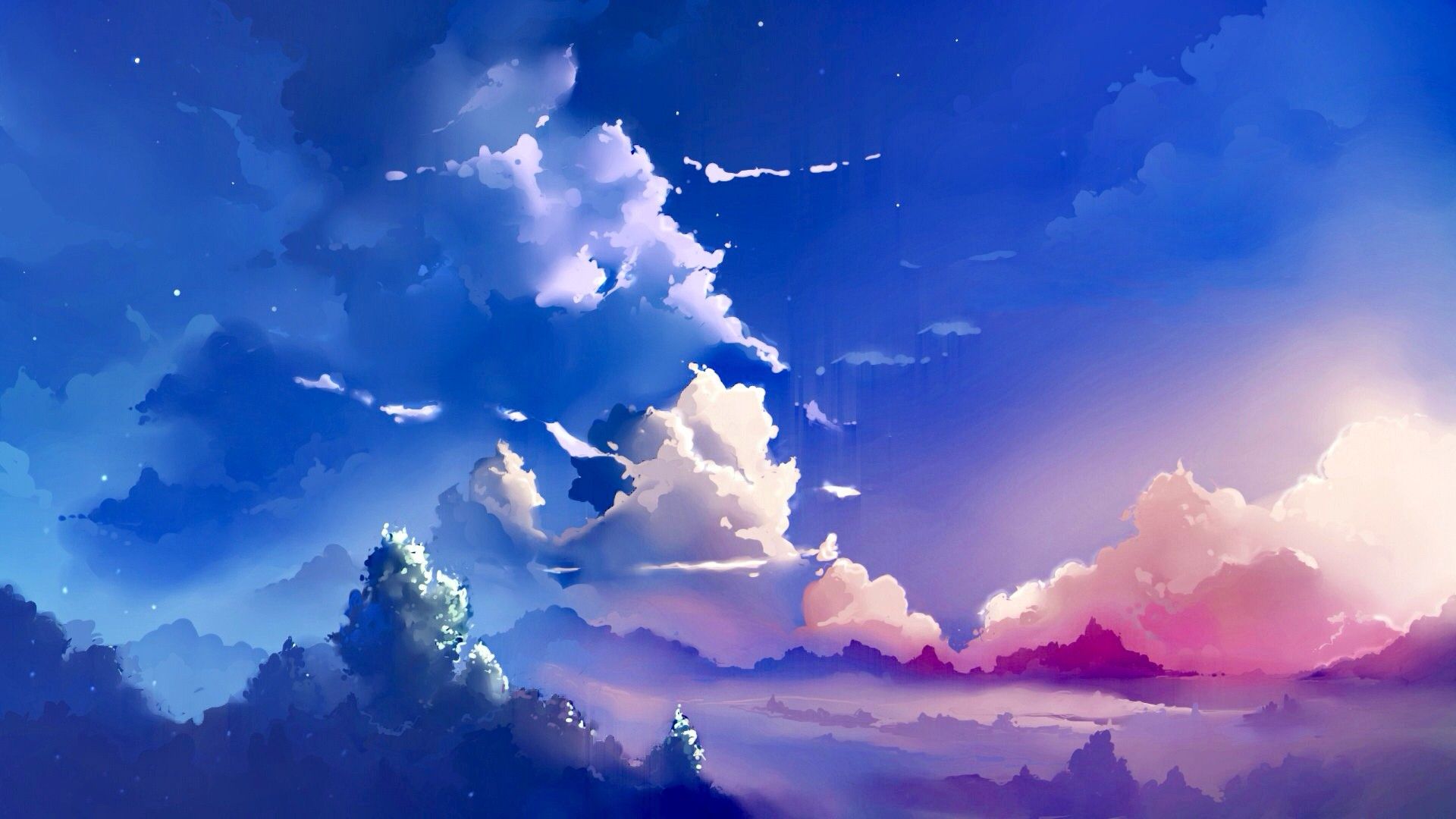 Blue Skies Art Wallpapers